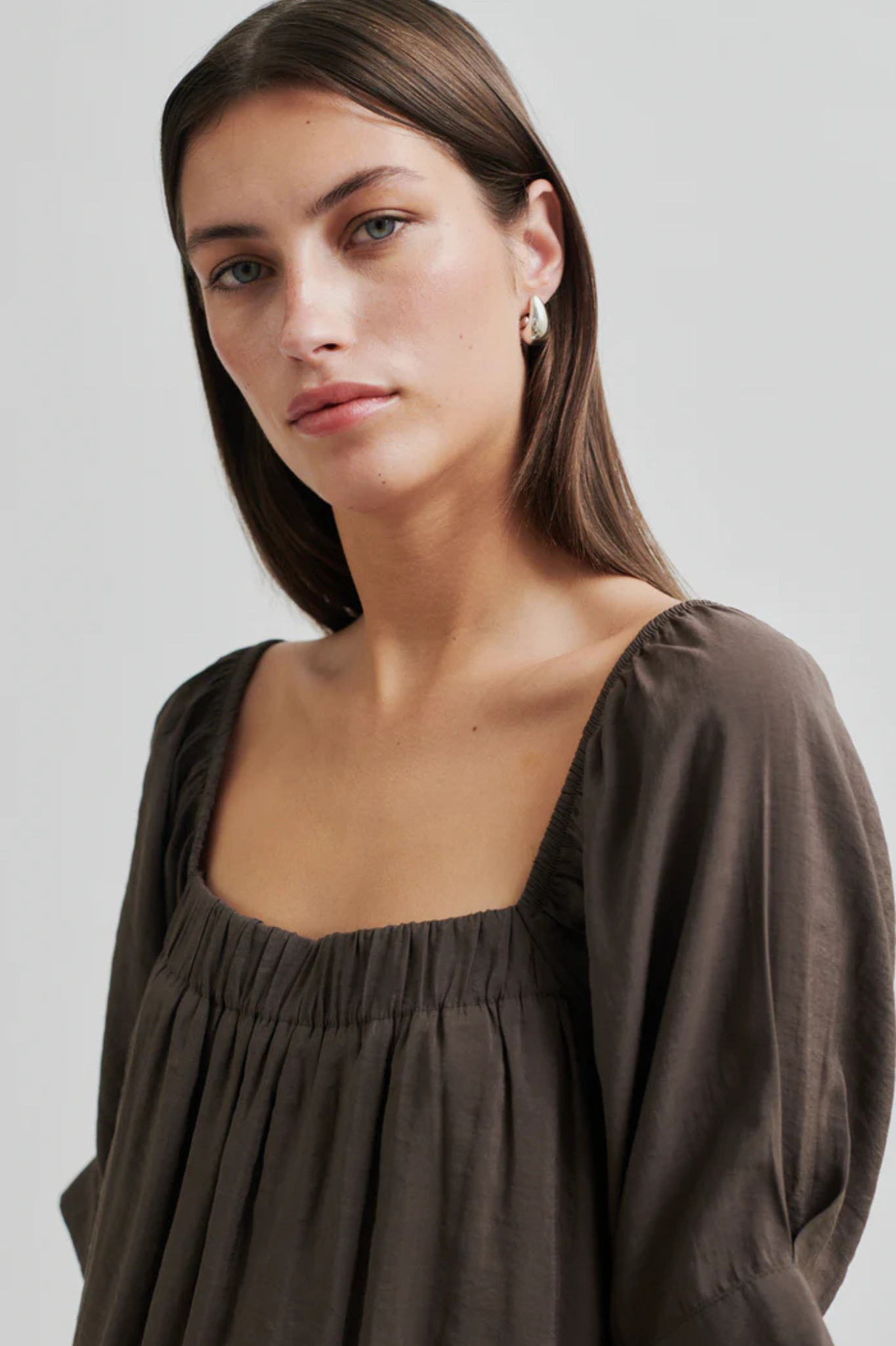 TERRA DRESS - CHOCOLATE BROWN