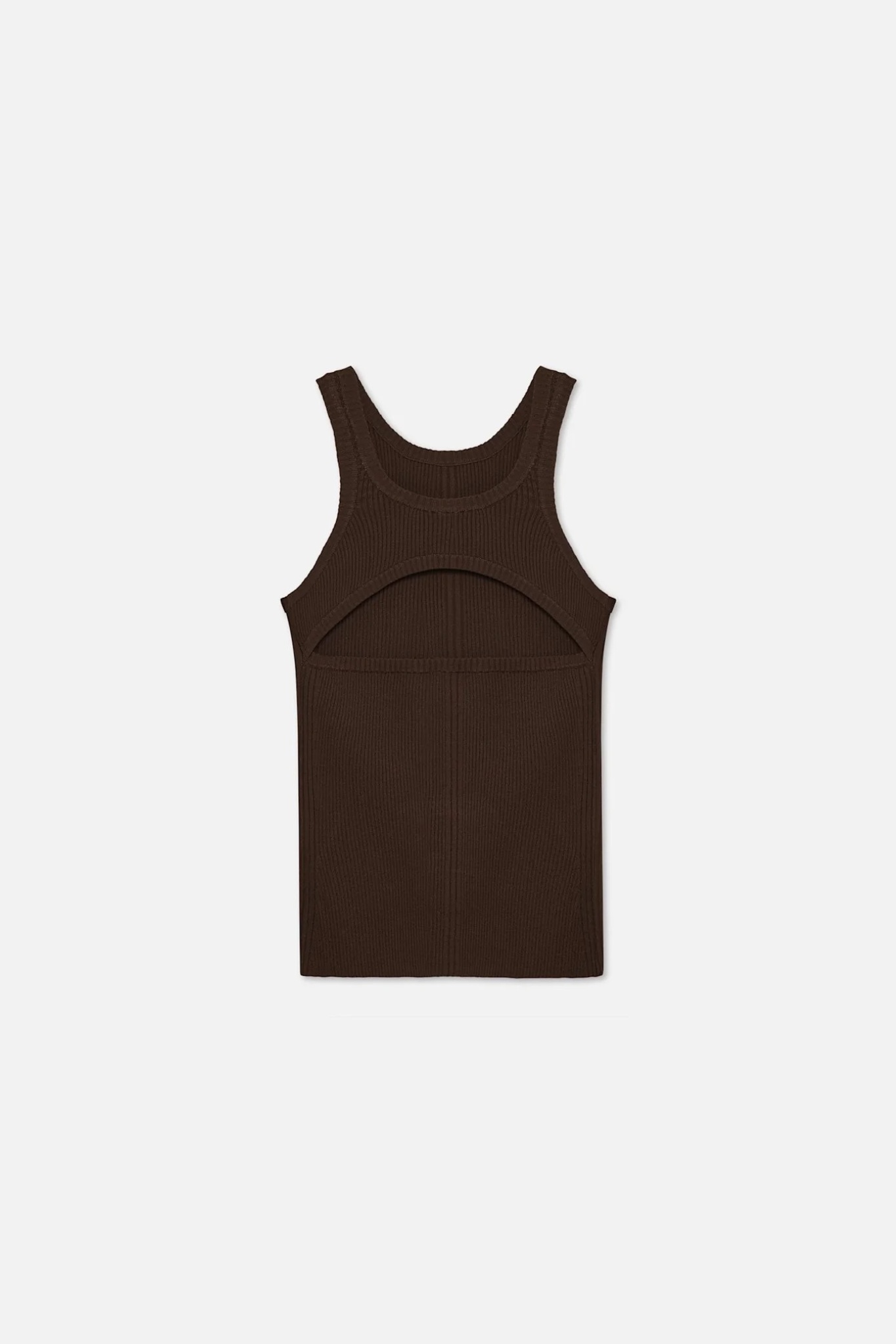 ELISA KNIT TOP - COFFEE BEAN