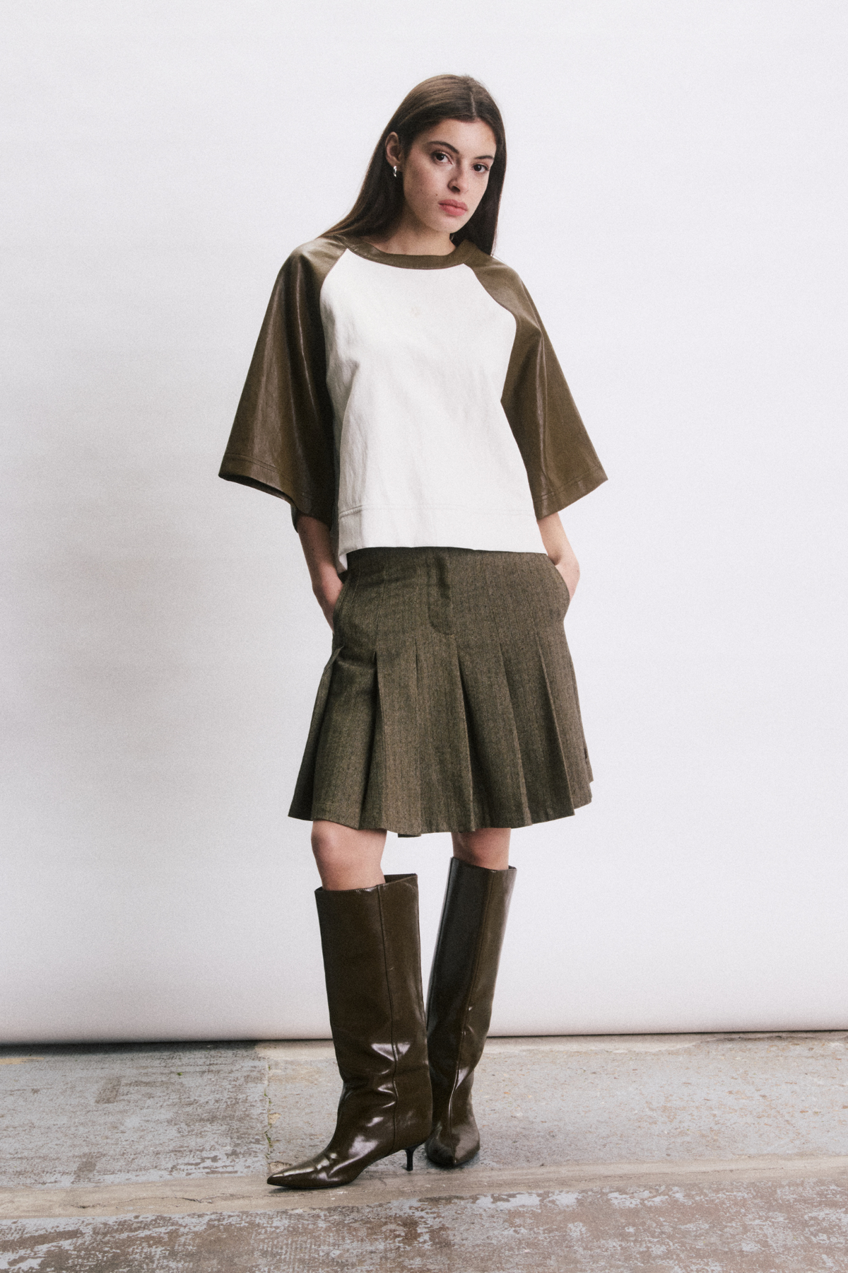 MASON TOP - KHAKI