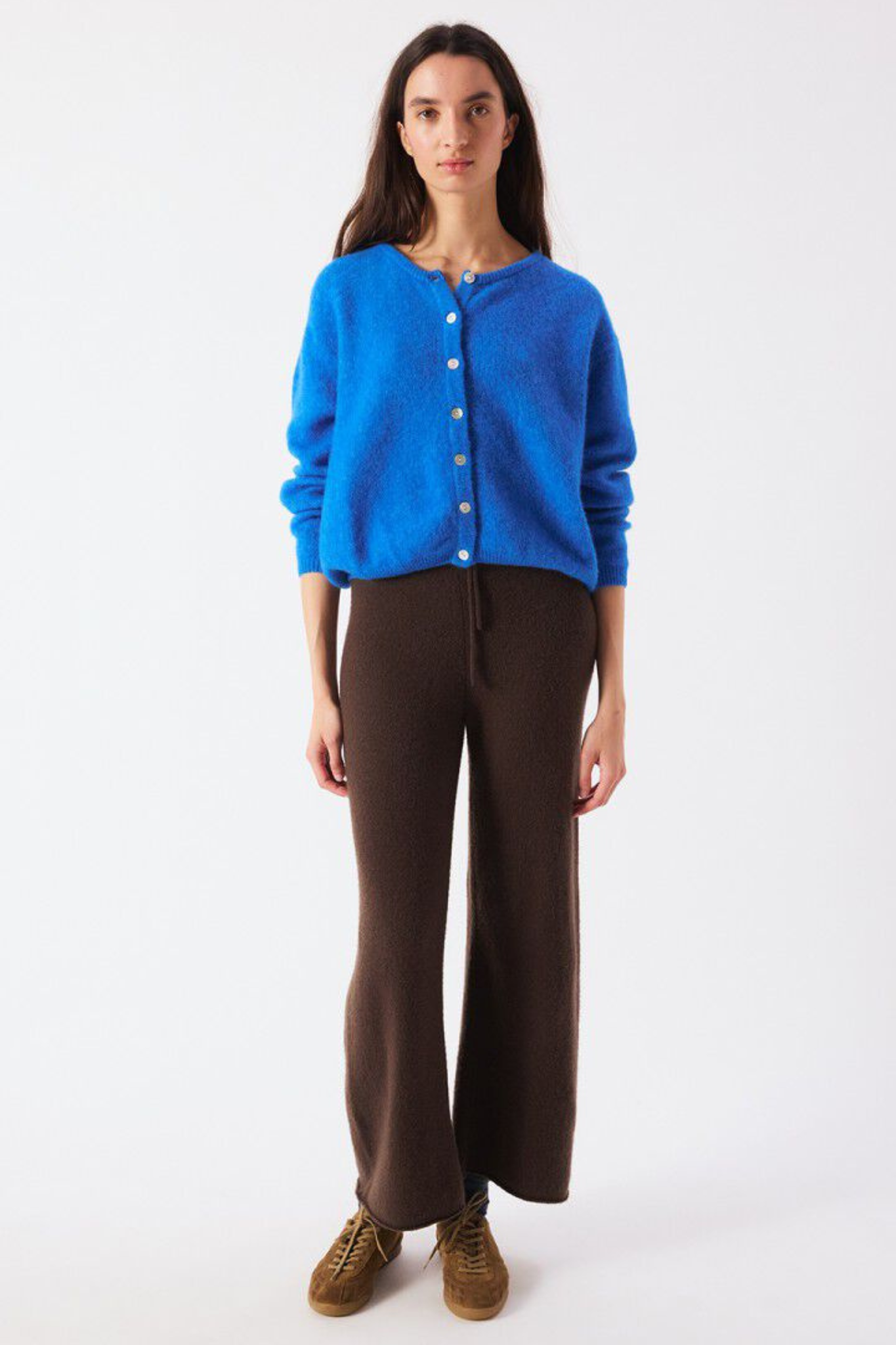 VITOW CARDIGAN - CURACAO MELANGE