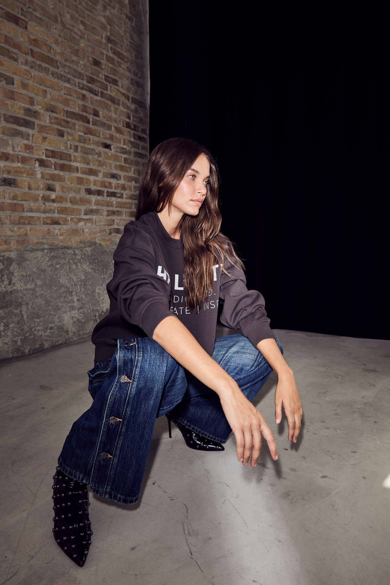 STUDIO LOGO SWEAT - ANTRACIT