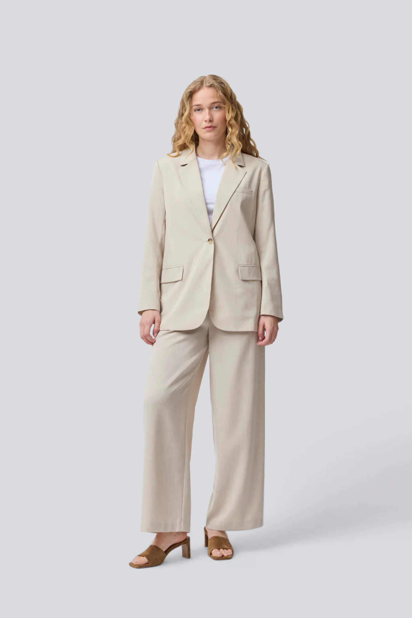 GALE BLAZER - BEIGE MELANGE