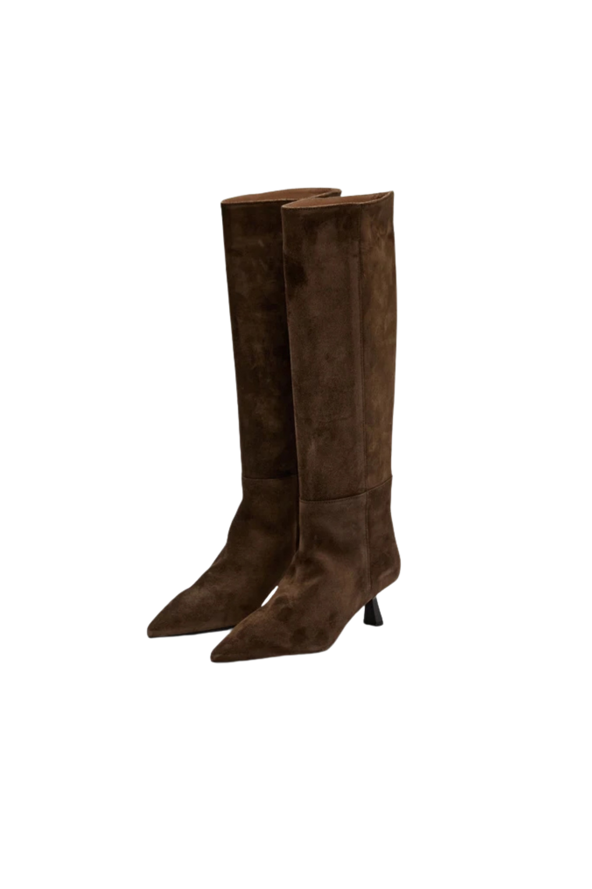 VIOLETTA LONG BOOTS - BROWN SUEDE