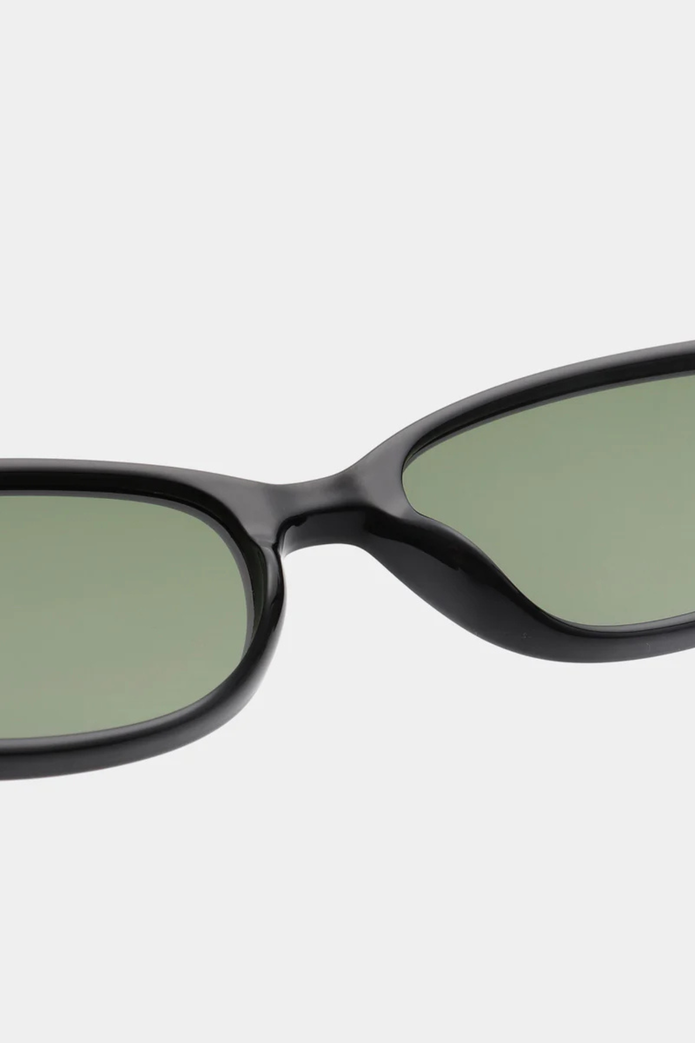 A. Kjaerbede macy sunglasses in black. Close front view