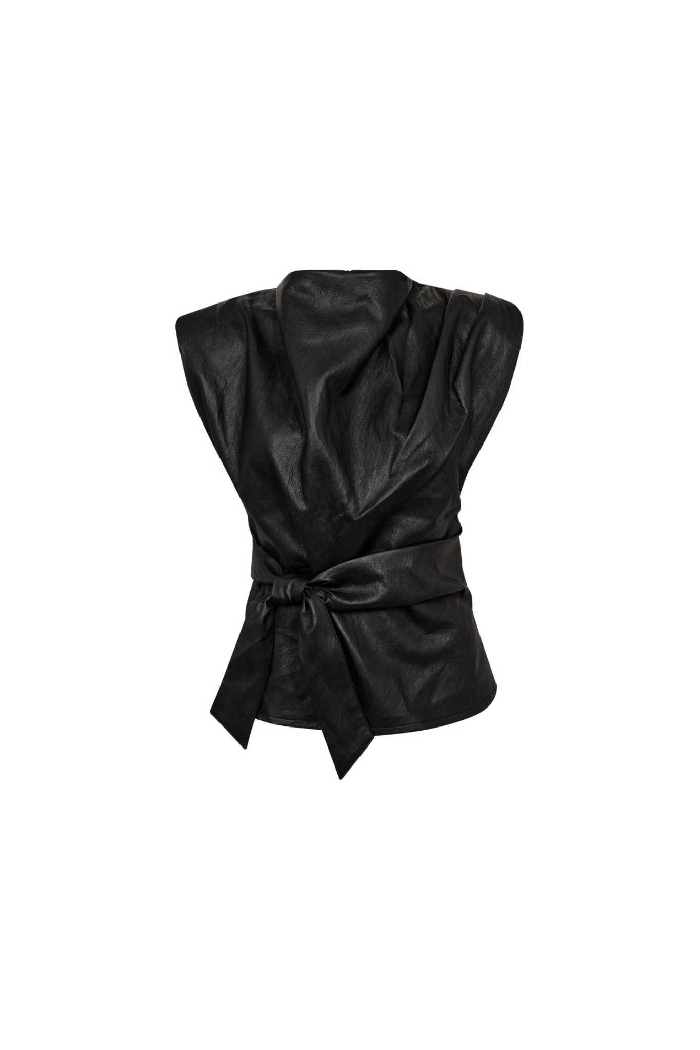 GITT PLEAT TOP - BLACK