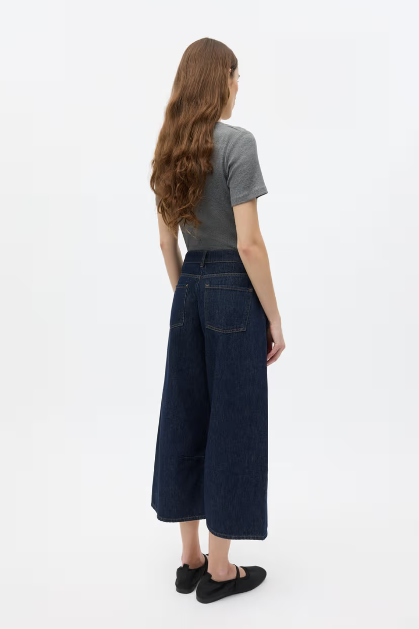 BILLIE CULOTTE JEANS - DARK BLUE RINSE