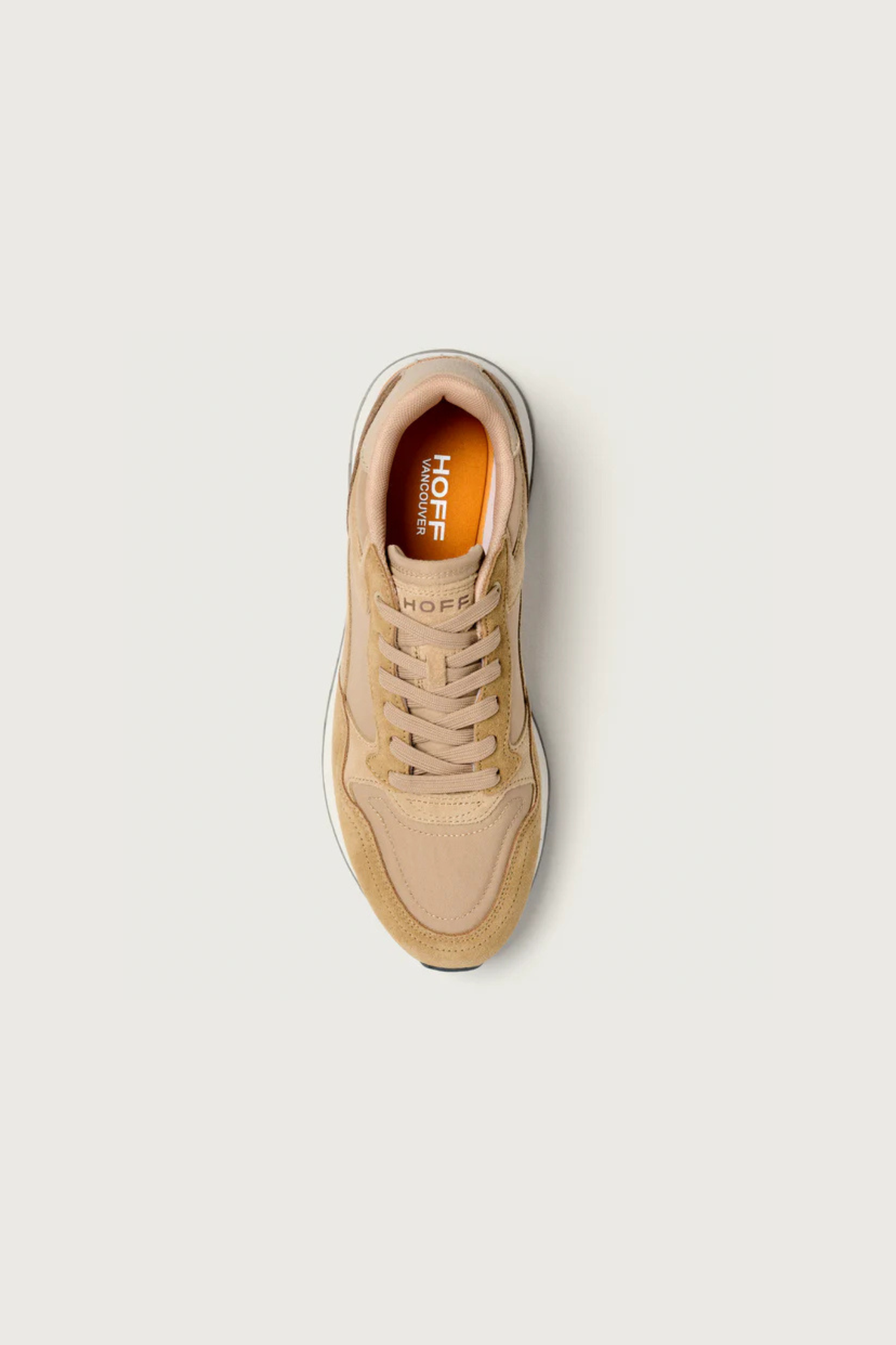CITY VANCOUVER MEN SNEAKERS - BEIGE/ORANGE