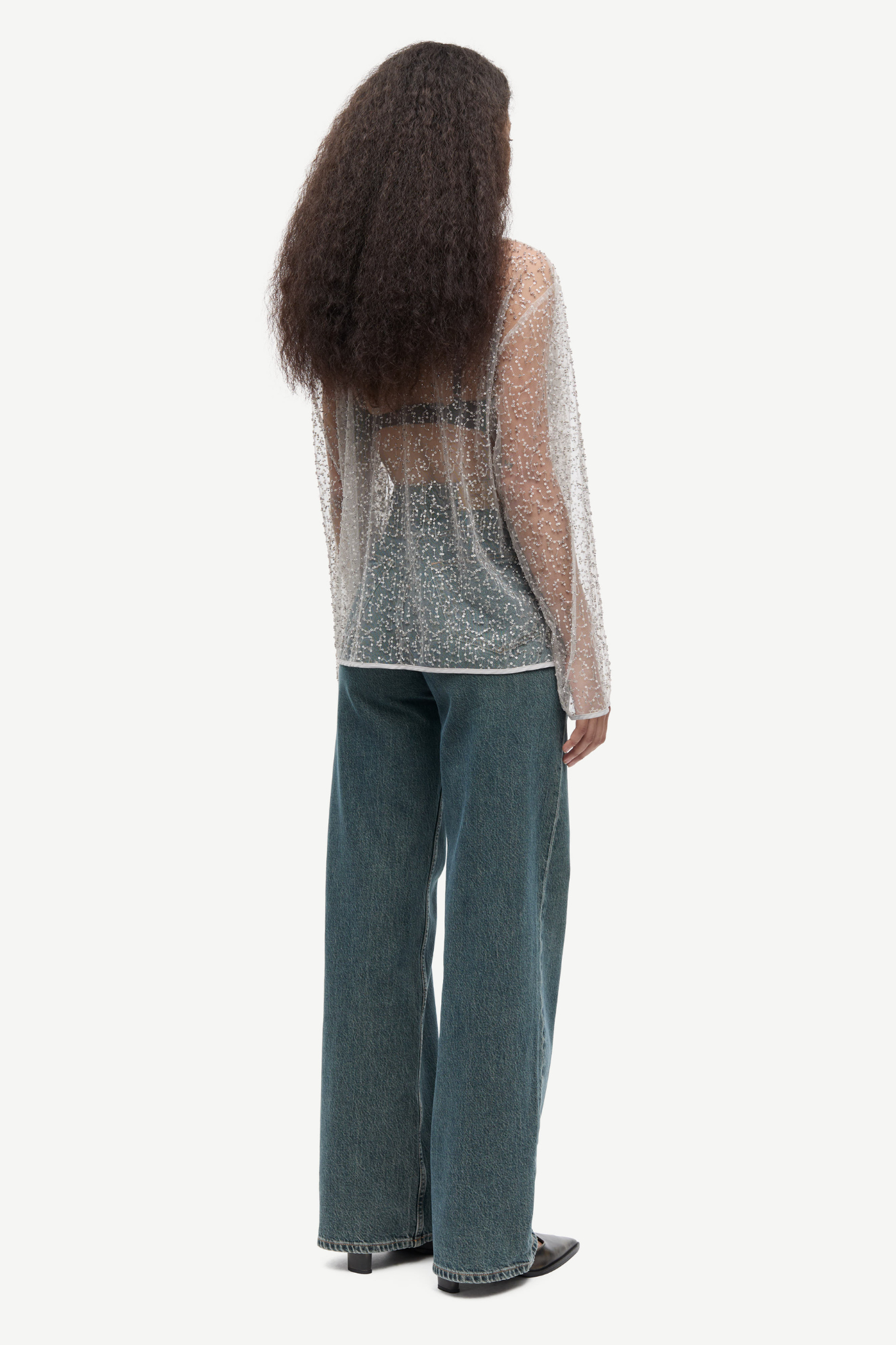MALLY BLOUSE - PUMICE STONE