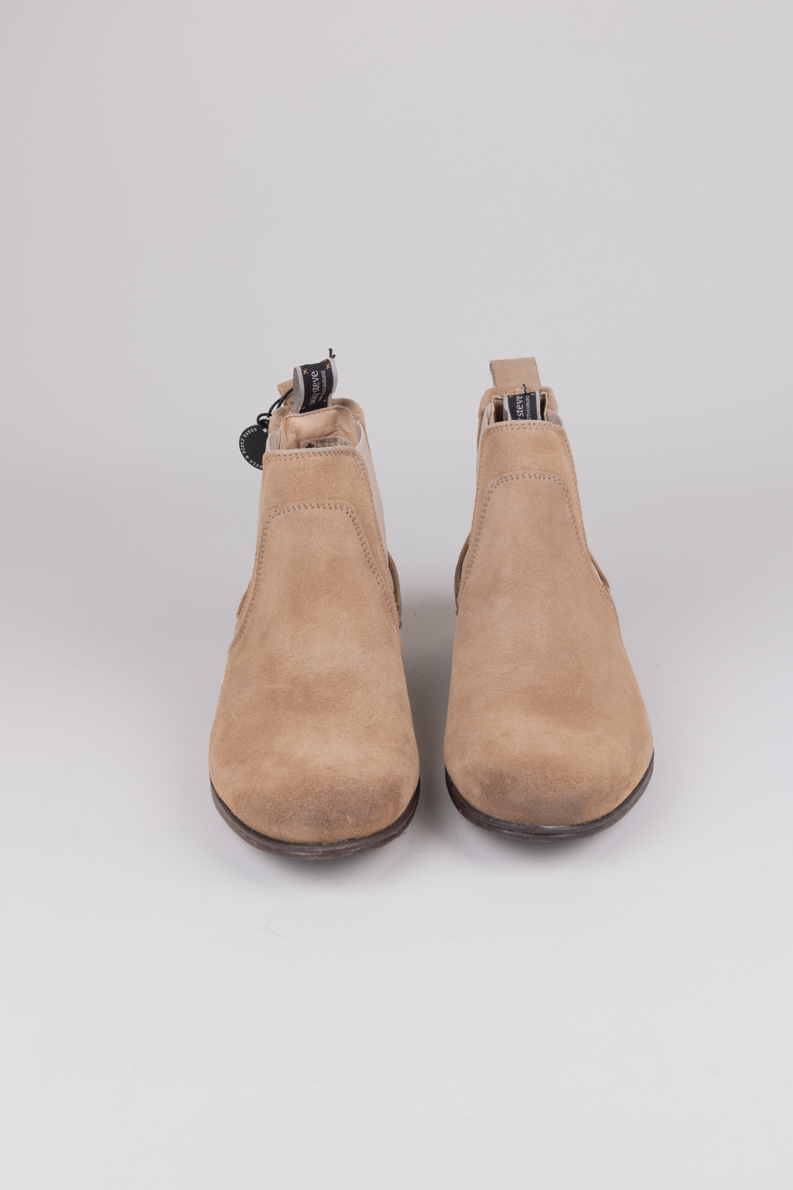 OU - NINA OBLIQUE 1-D BOOTS - TAUPE BRUSHED