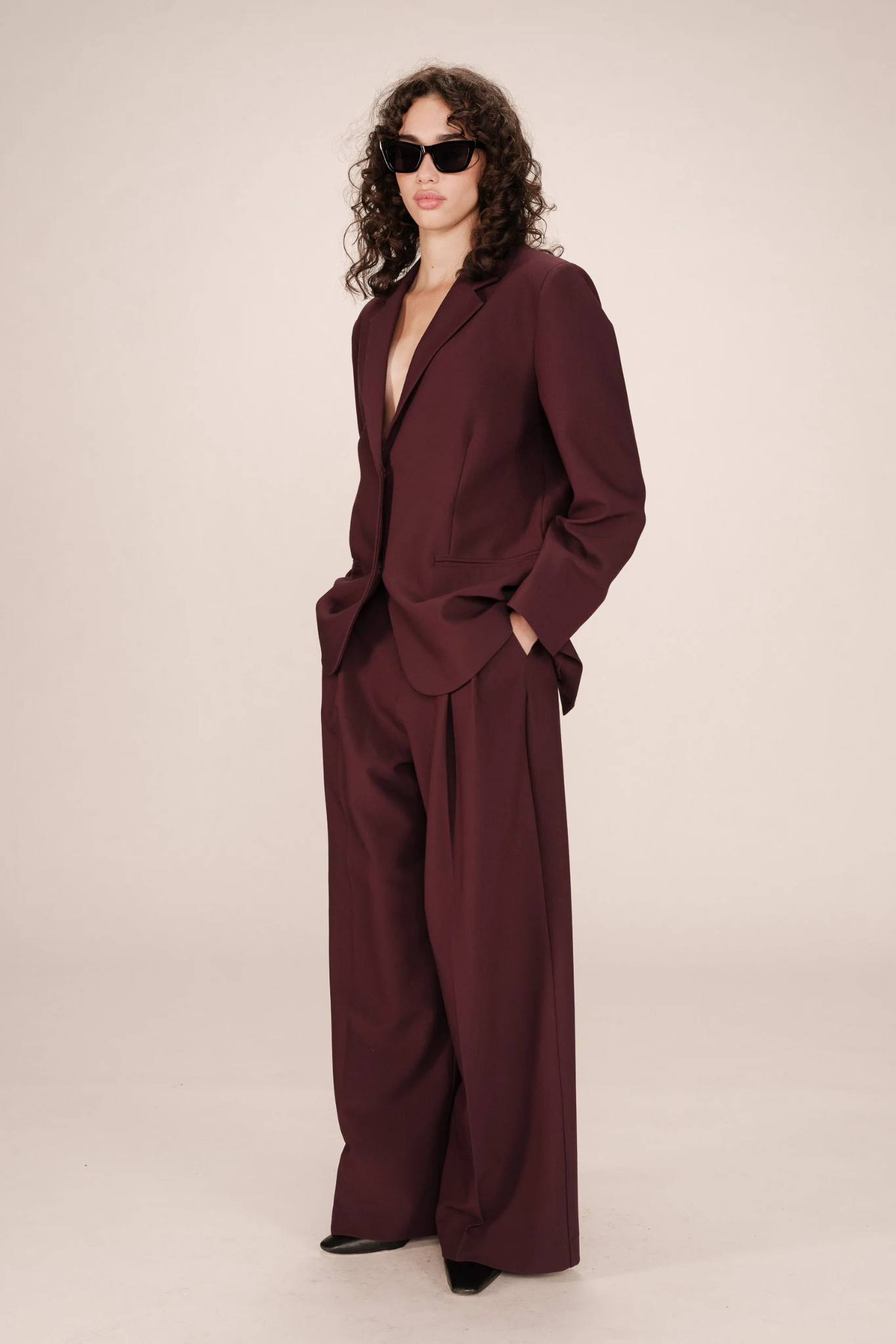 STRONG BLAZER - BORDEAUX