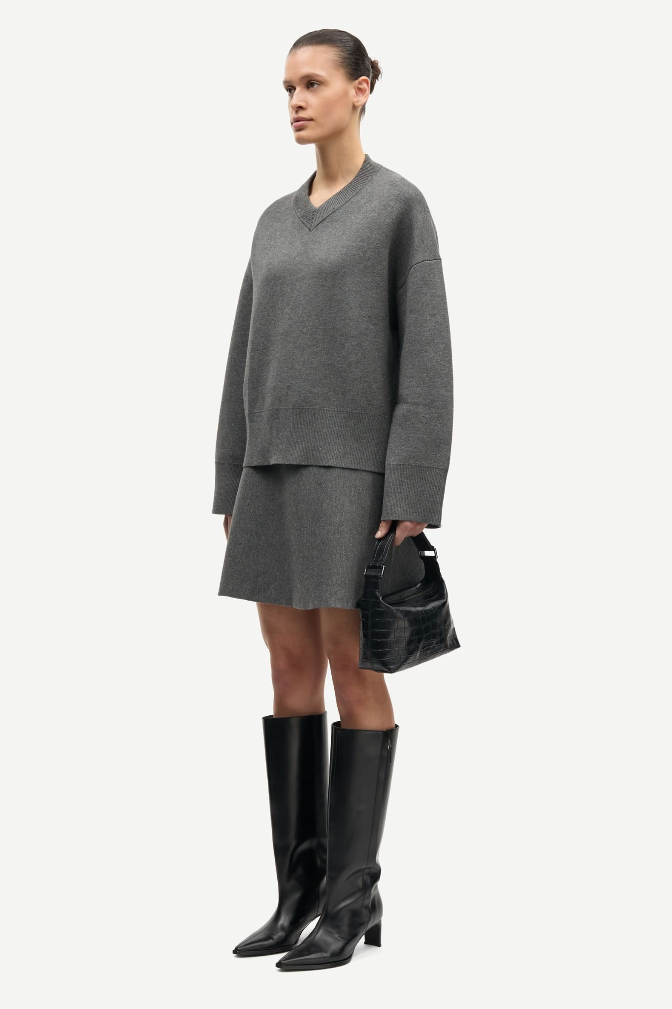 LULA SKIRT - DARK GREY