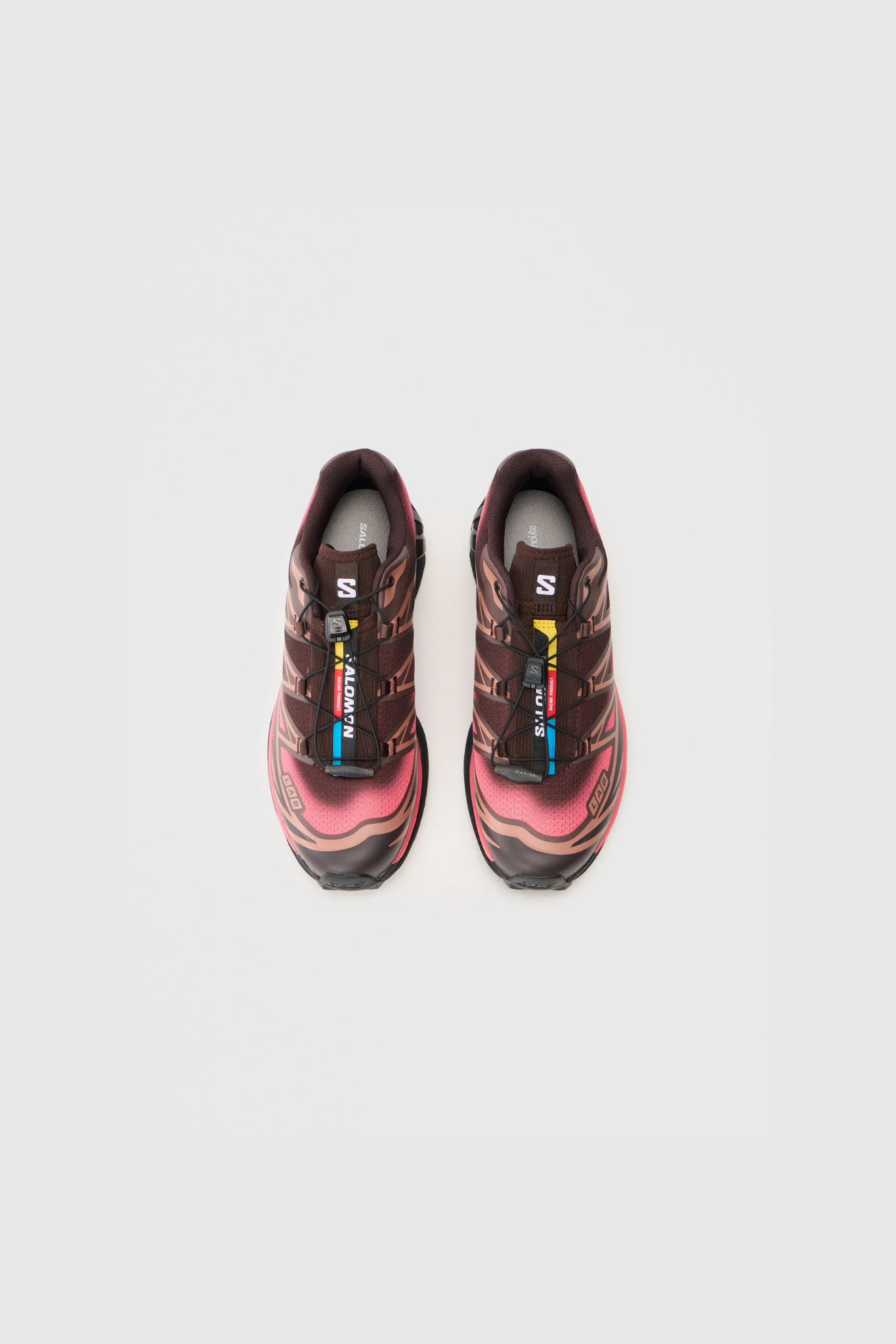 XT-6 SKYLINE WOMEN SNEAKERS - BLACK COFFEE/FRENCH ROAST/ ROUGE RED