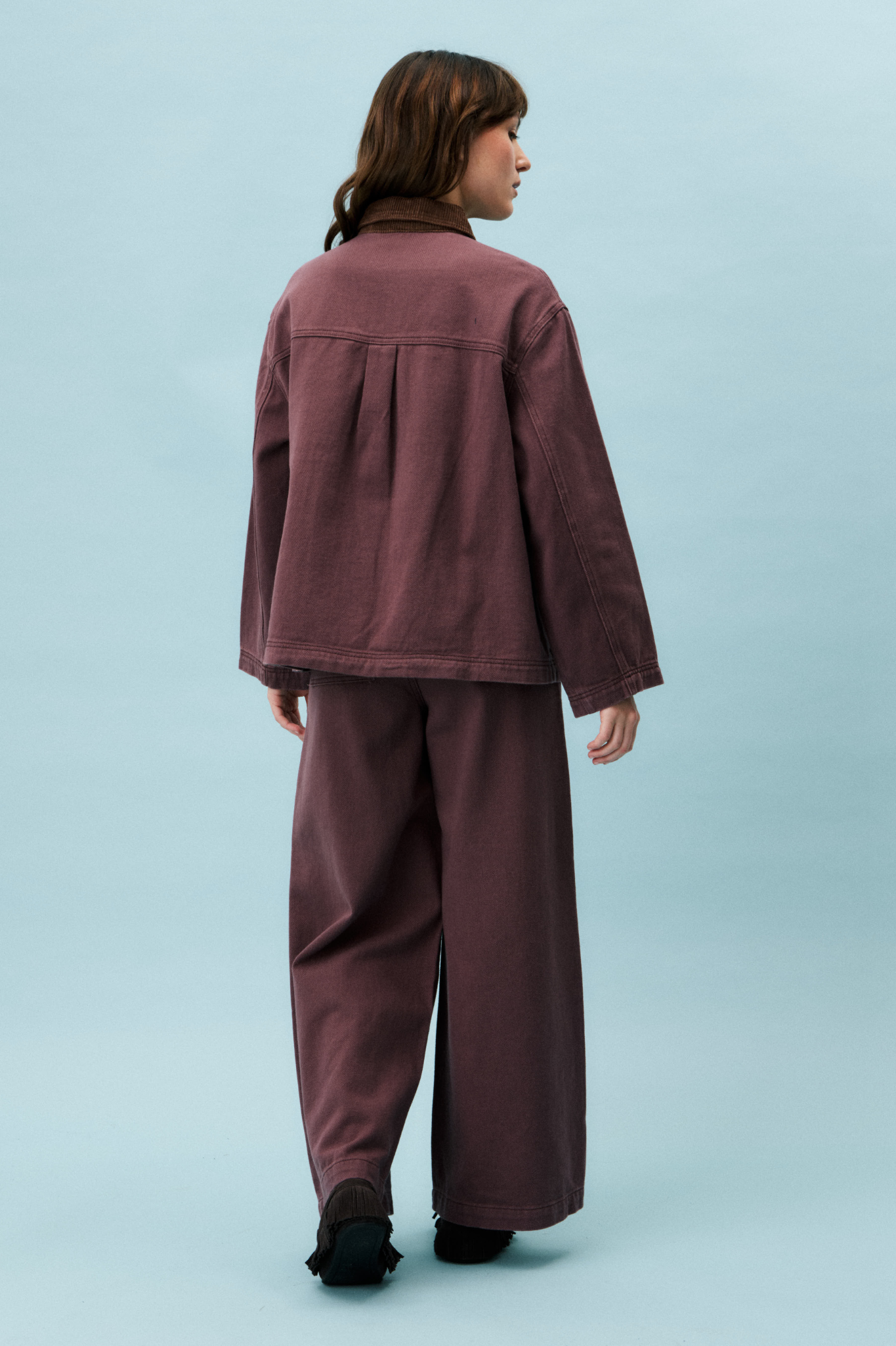 MAUVE VEST - AUBERGINE