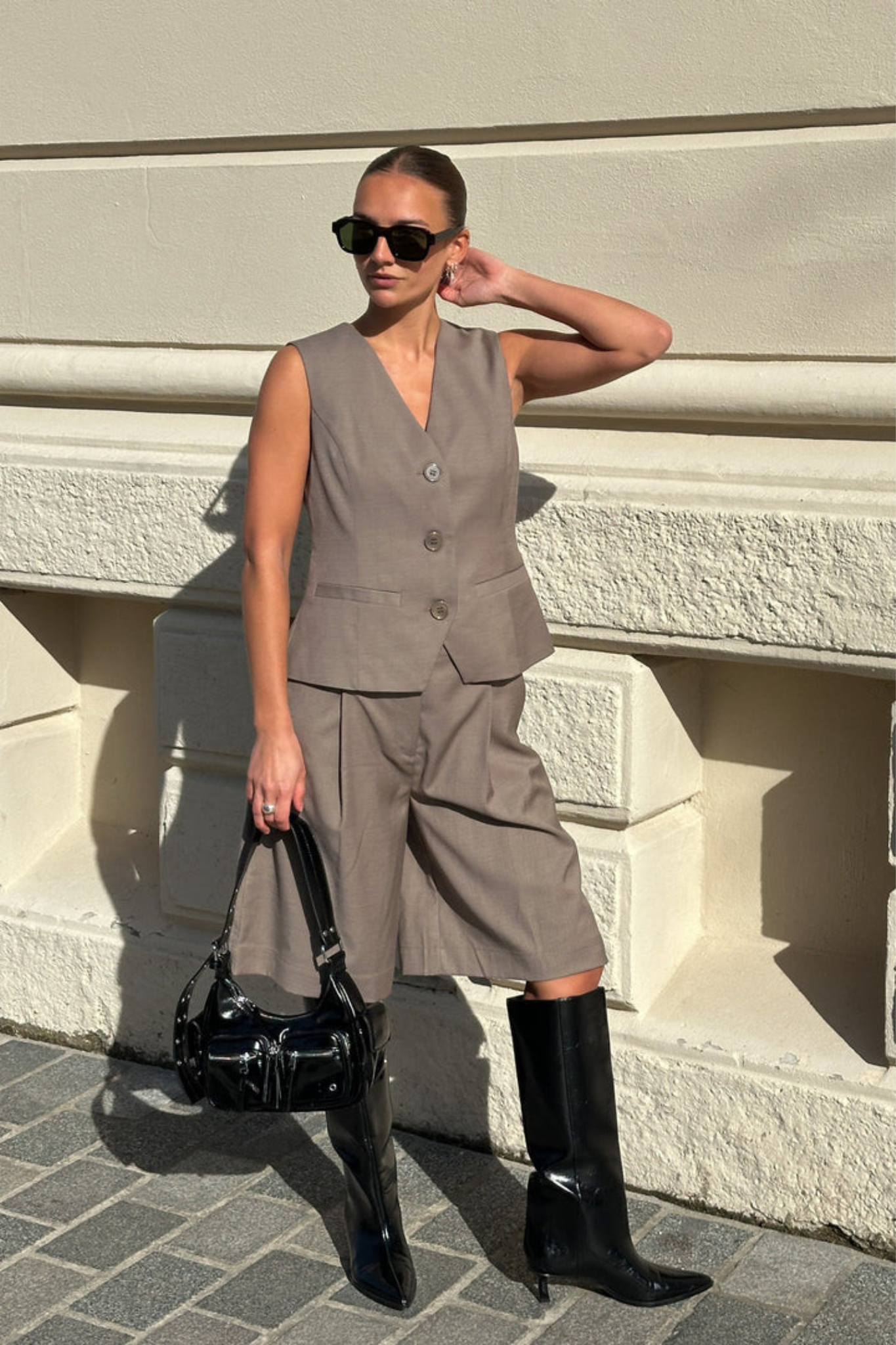 KAZIANA SHORT - TIMBER BROWN