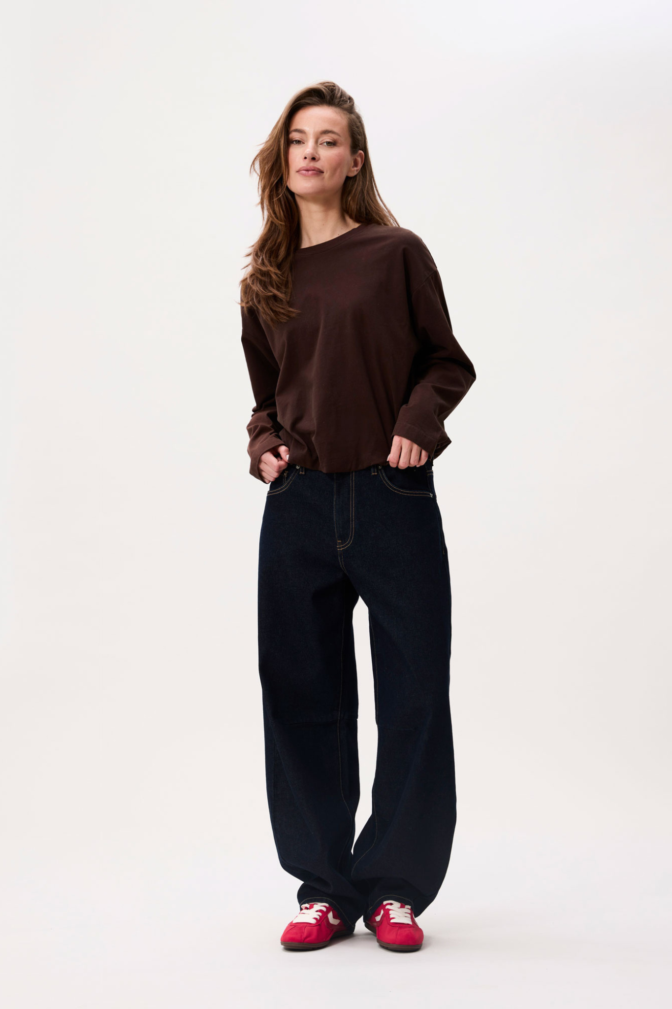 TUCK IN LONG SLEEVE - DARK CACAO