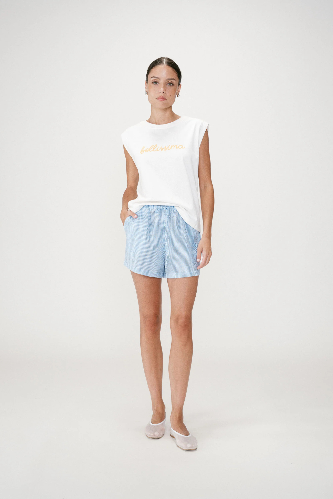WILLOW T-SHIRT - YELLOW/WHITE