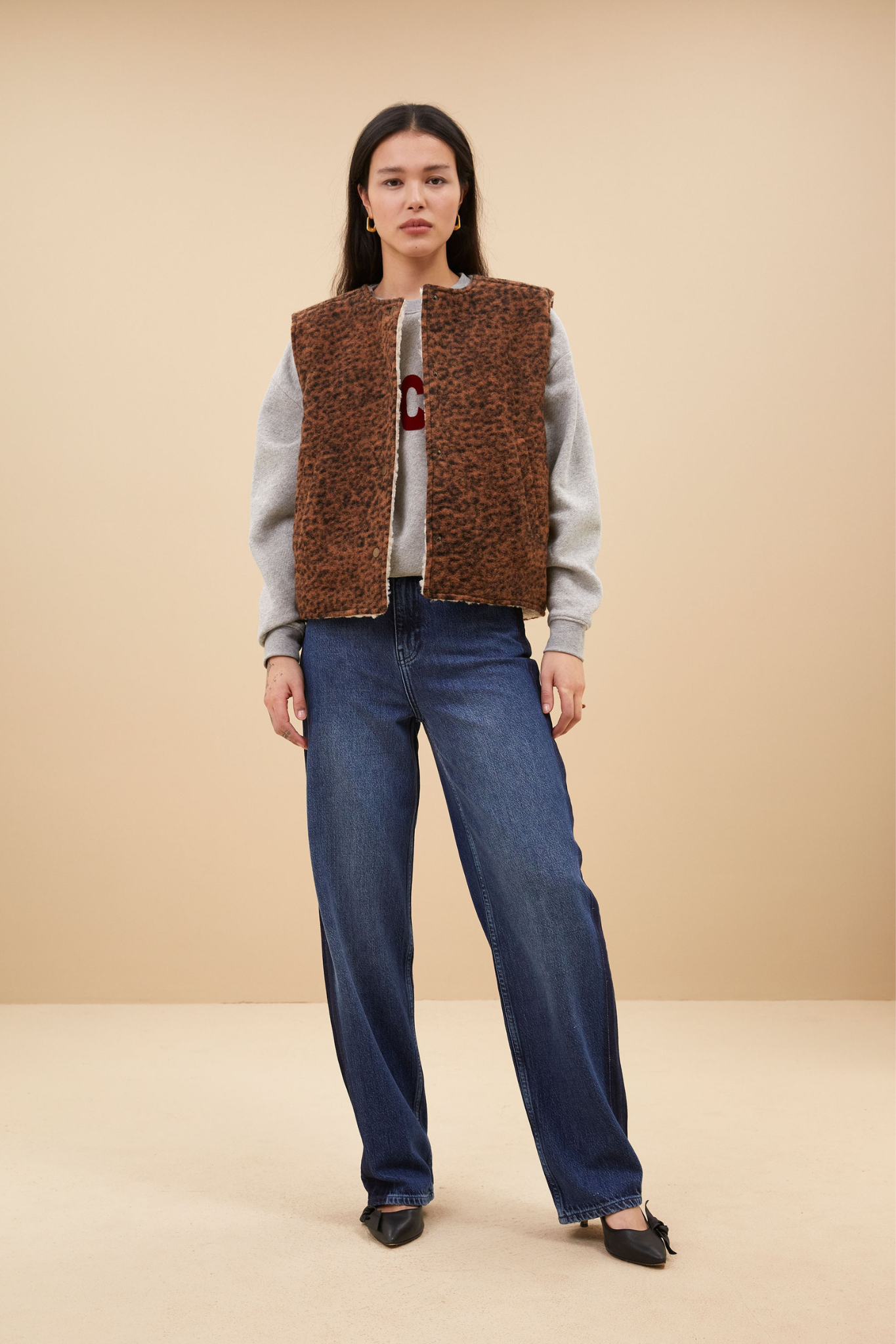 JOELLE LEO JACKET - LEOPARD