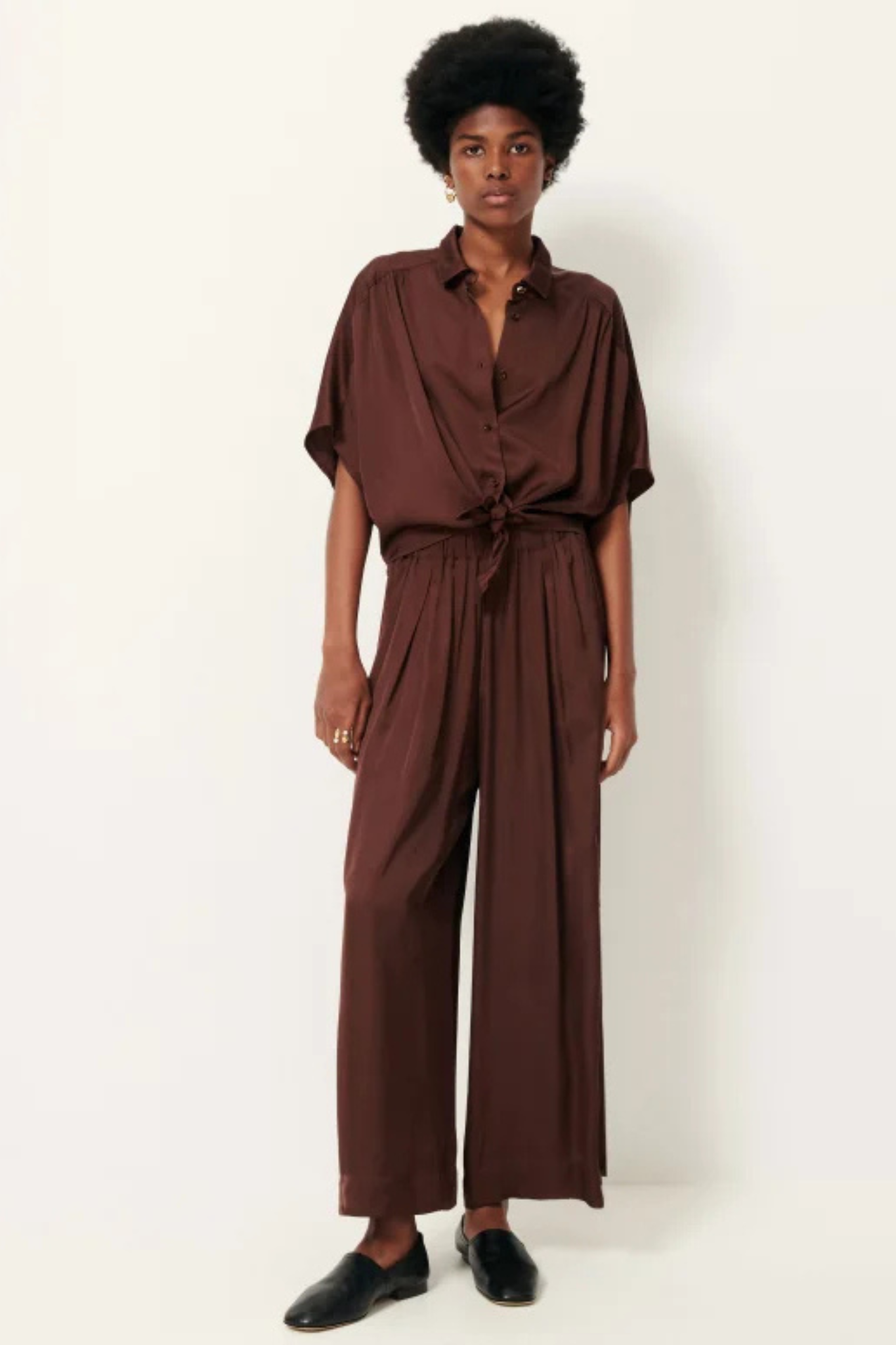 ISLA NIGHT PANTS - MOKA