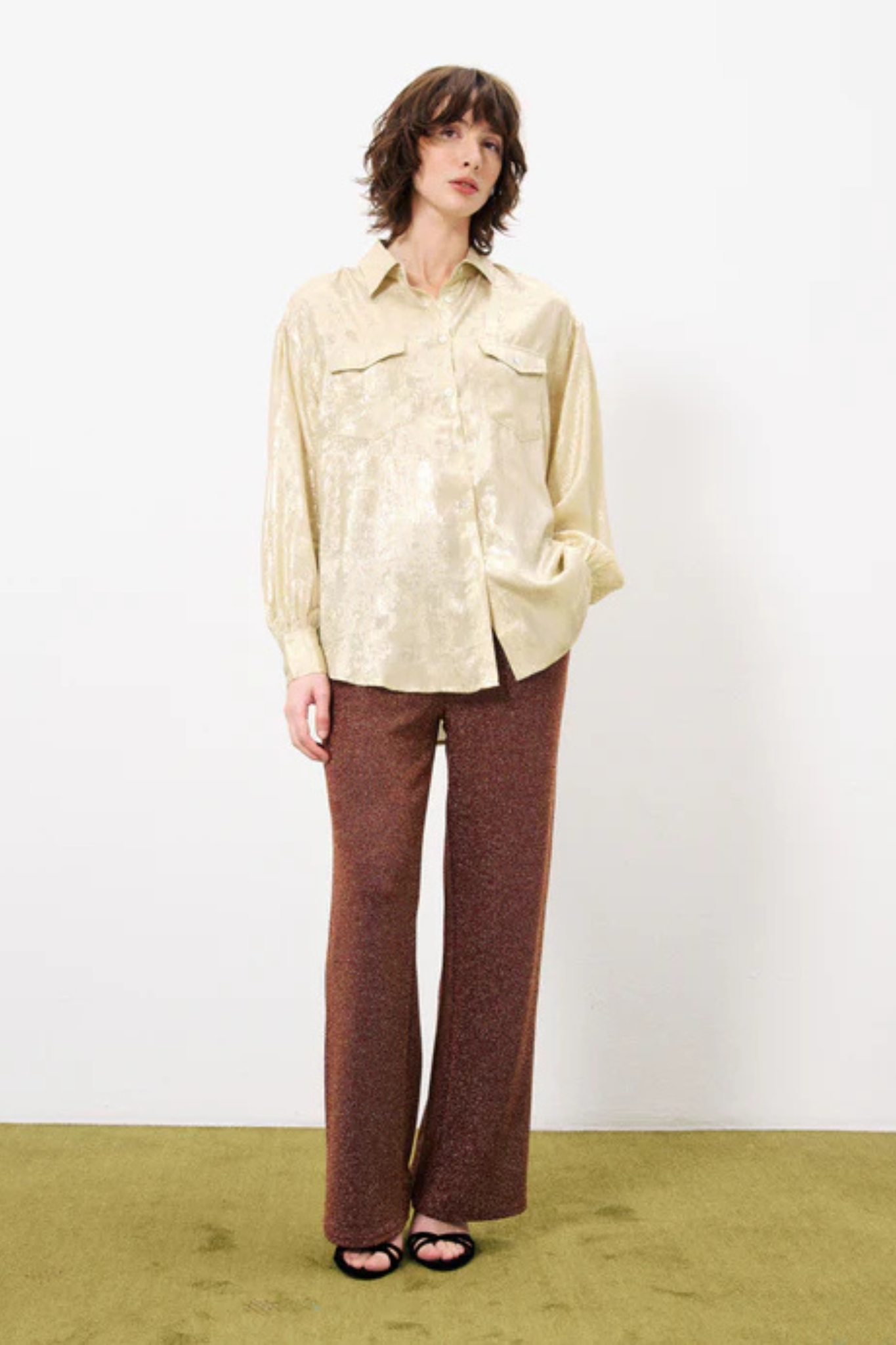 HAIDI SHIRT - CHAMPAGNE