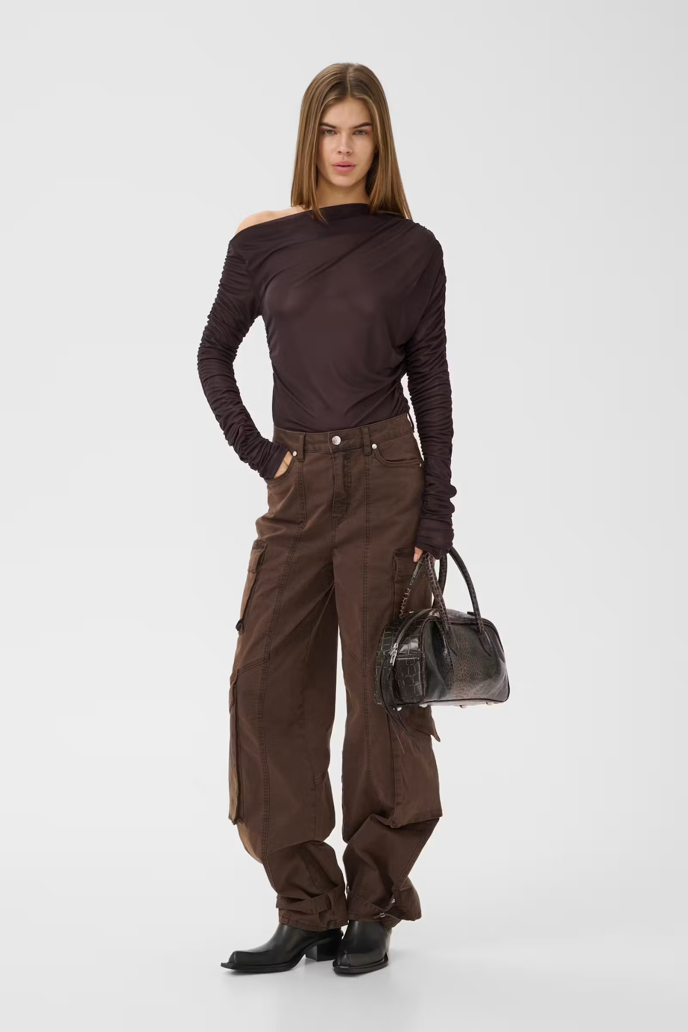 SVEDAE LS TOP - DEEP PLUM