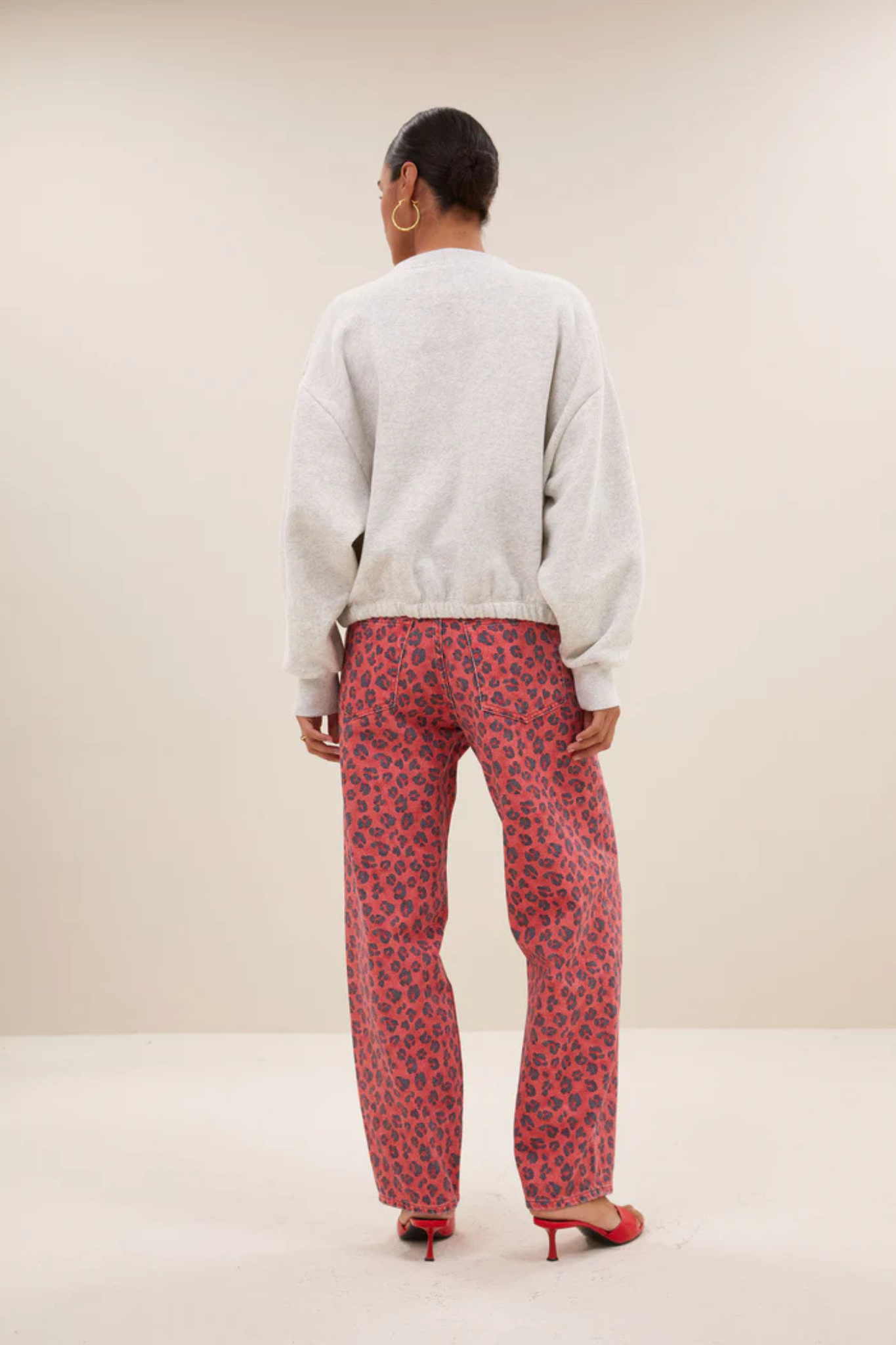 BODIL NIGHTS SWEATER - LIGHT GREY MELEE