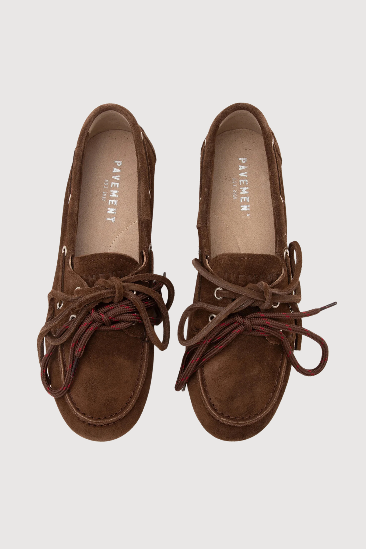 CHAUSSURES À LACETS MARIN - DAIM MARRON FONCÉ
