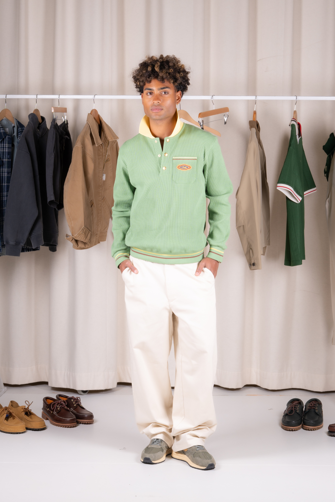 PANTALON BALLON - OFF WHITE