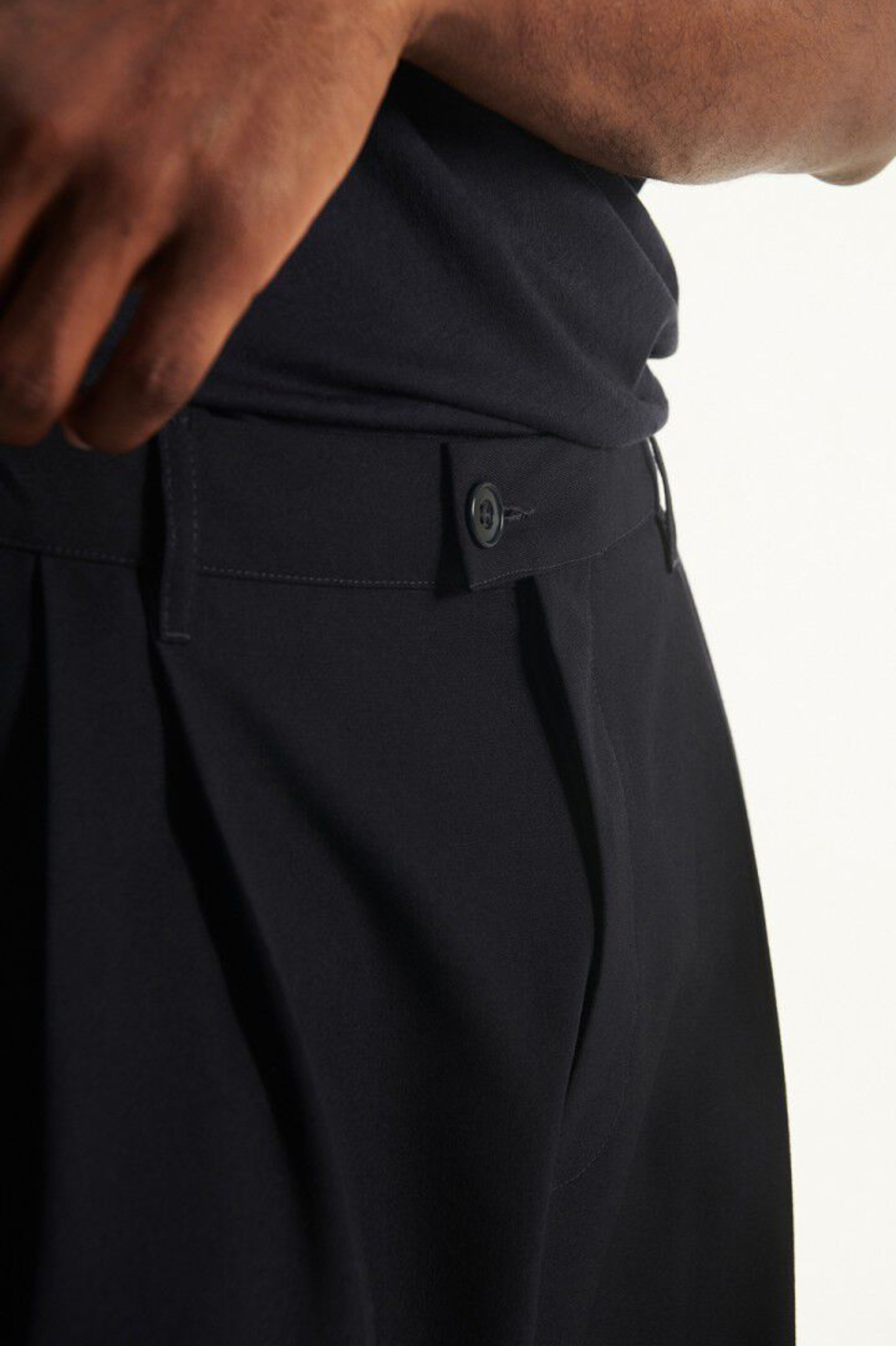 AYANY PANTS - NAVY