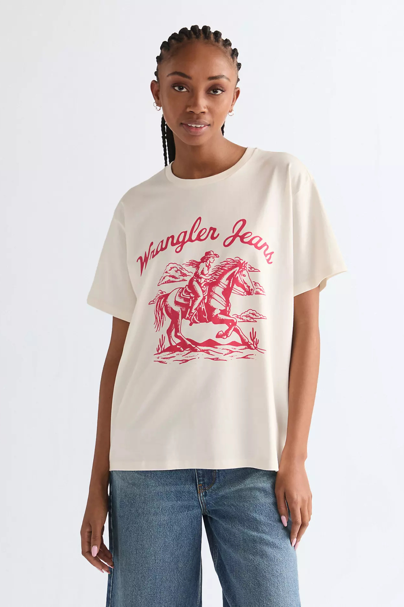 GIRLFRIEND T-SHIRT - WORN WHITE