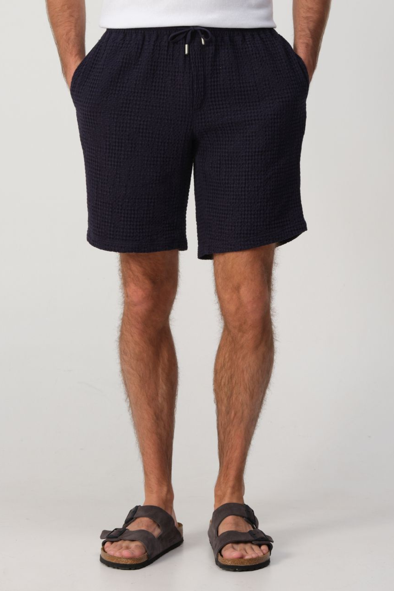ANDY WAFFLE SHORT - SKY CAPTAIN