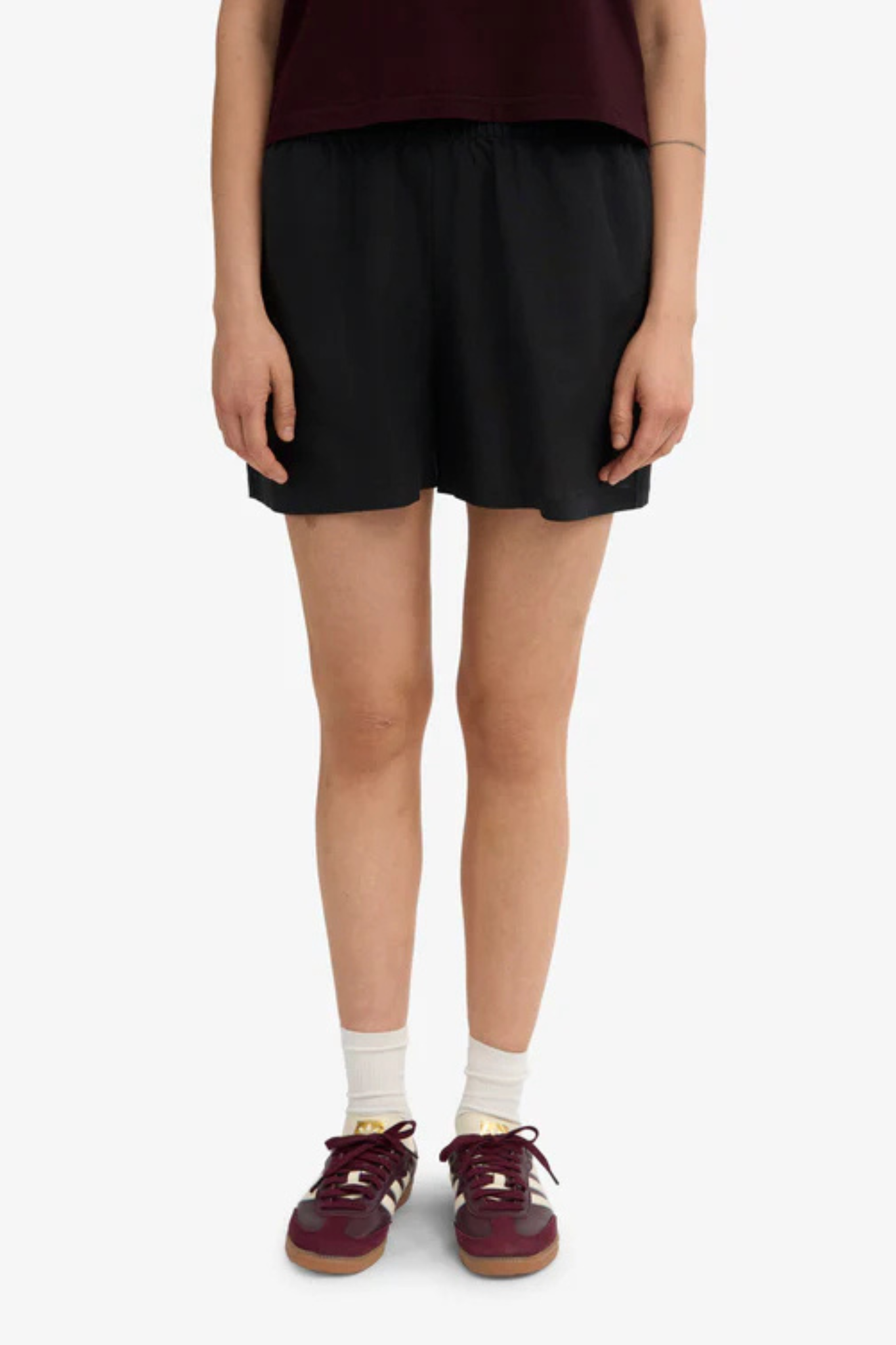 LINEN SHORTS - DEEP BLACK