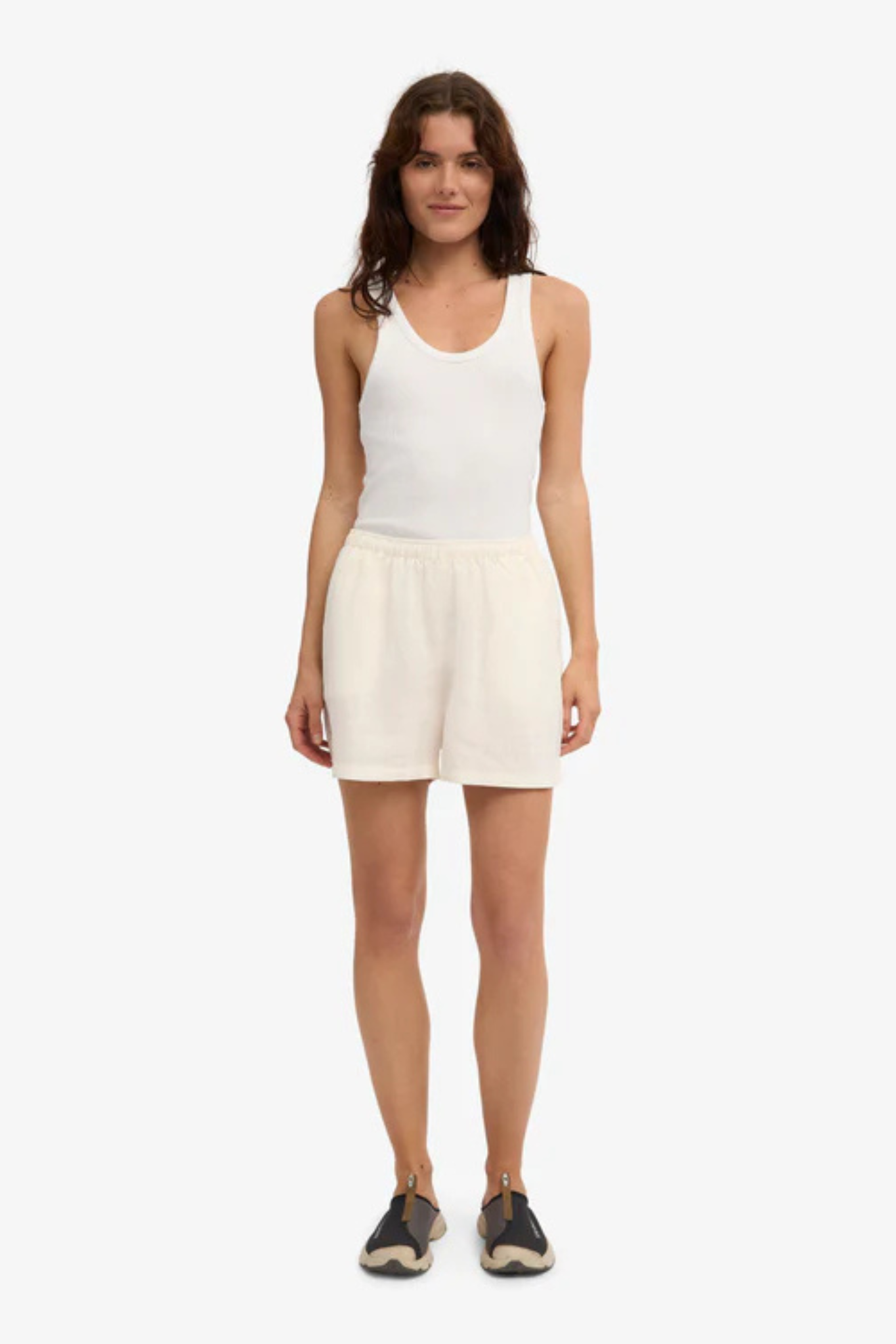 LINEN SHORT - IVORY WHITE