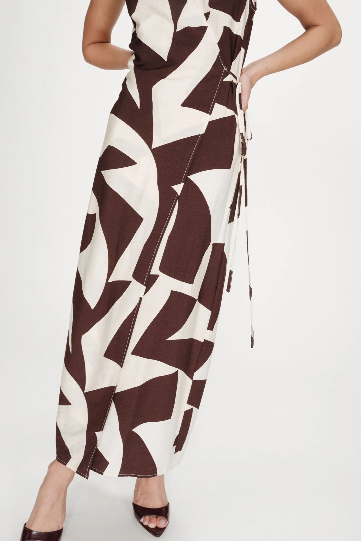 VELLINE DRESS - CHOCOLAT