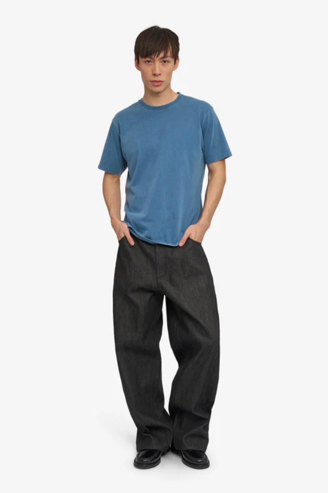 CLASSIC ORGANIC T-SHIRT - FADED INDIGO
