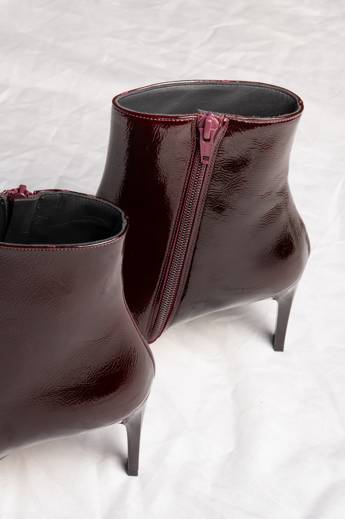 DONNA VERNICE CALZATURE BOOTS - BORDO