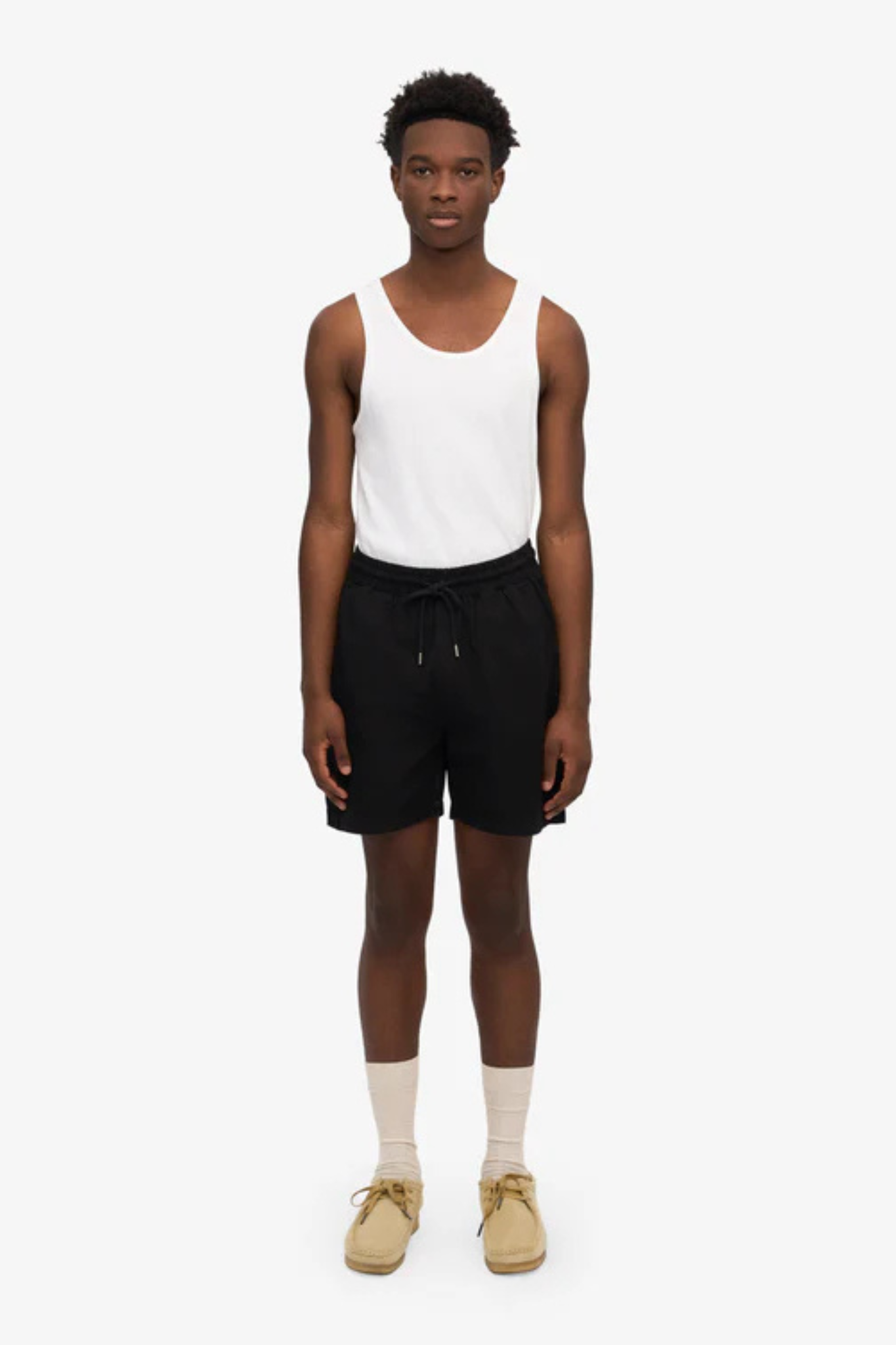 ORGANIC TWILL SHORTS - DEEP BLACK