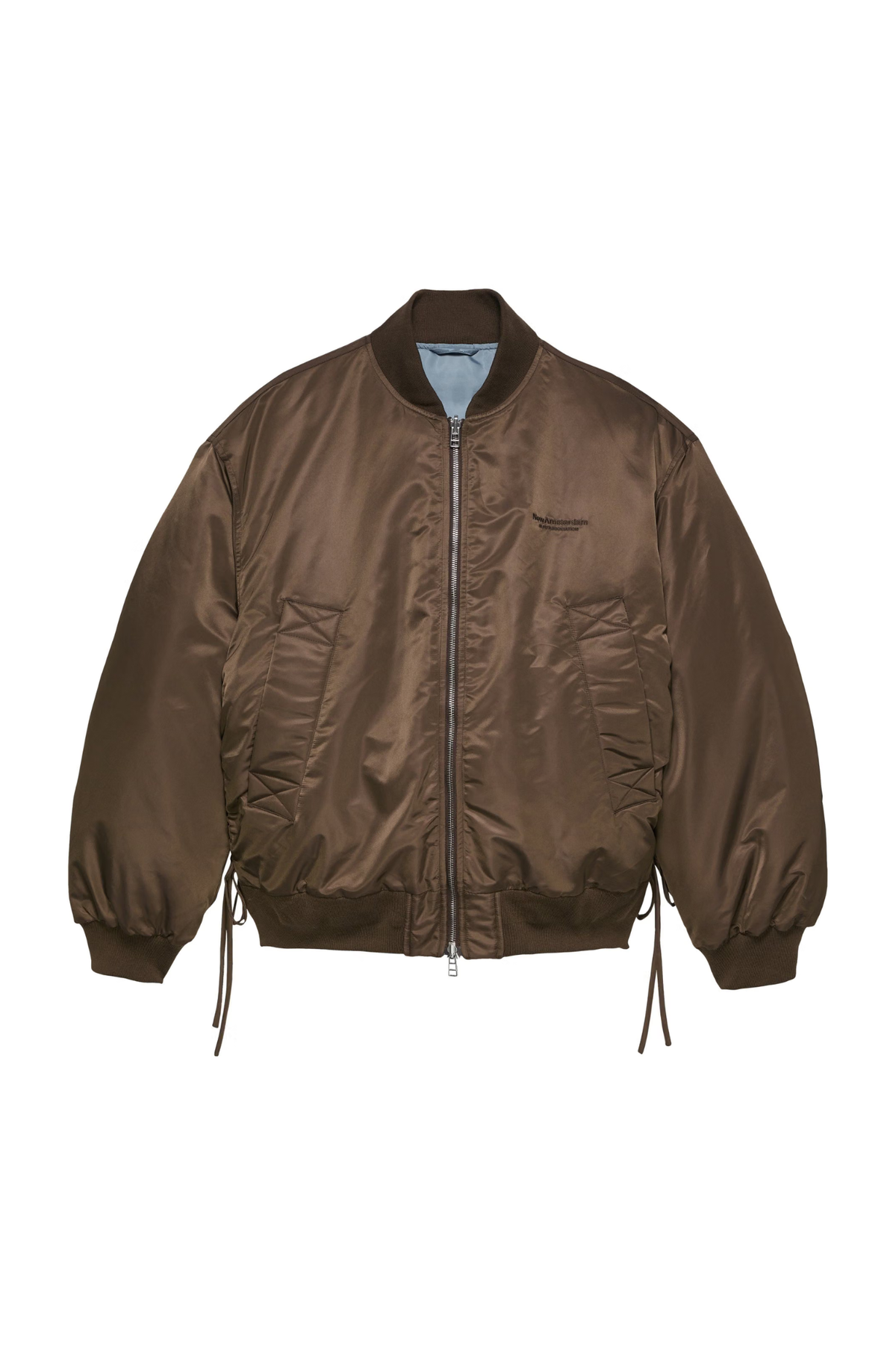 REVERSIBLE BOMBER JACKET - BROWN