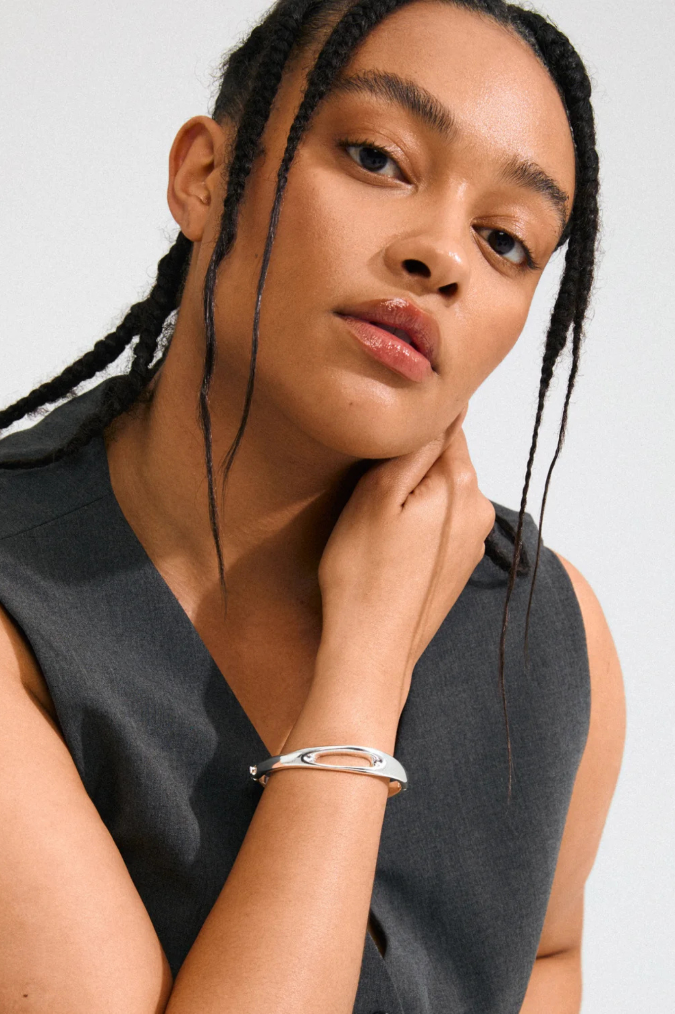 FREE BANGLE BRACELET - SILVER