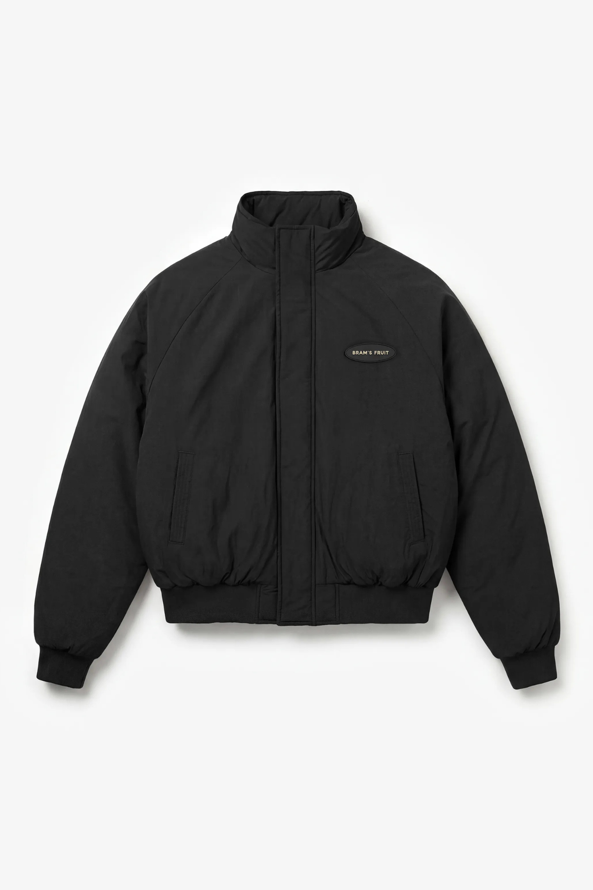 REVERSIBLE BOMBER JACKET - BLACK