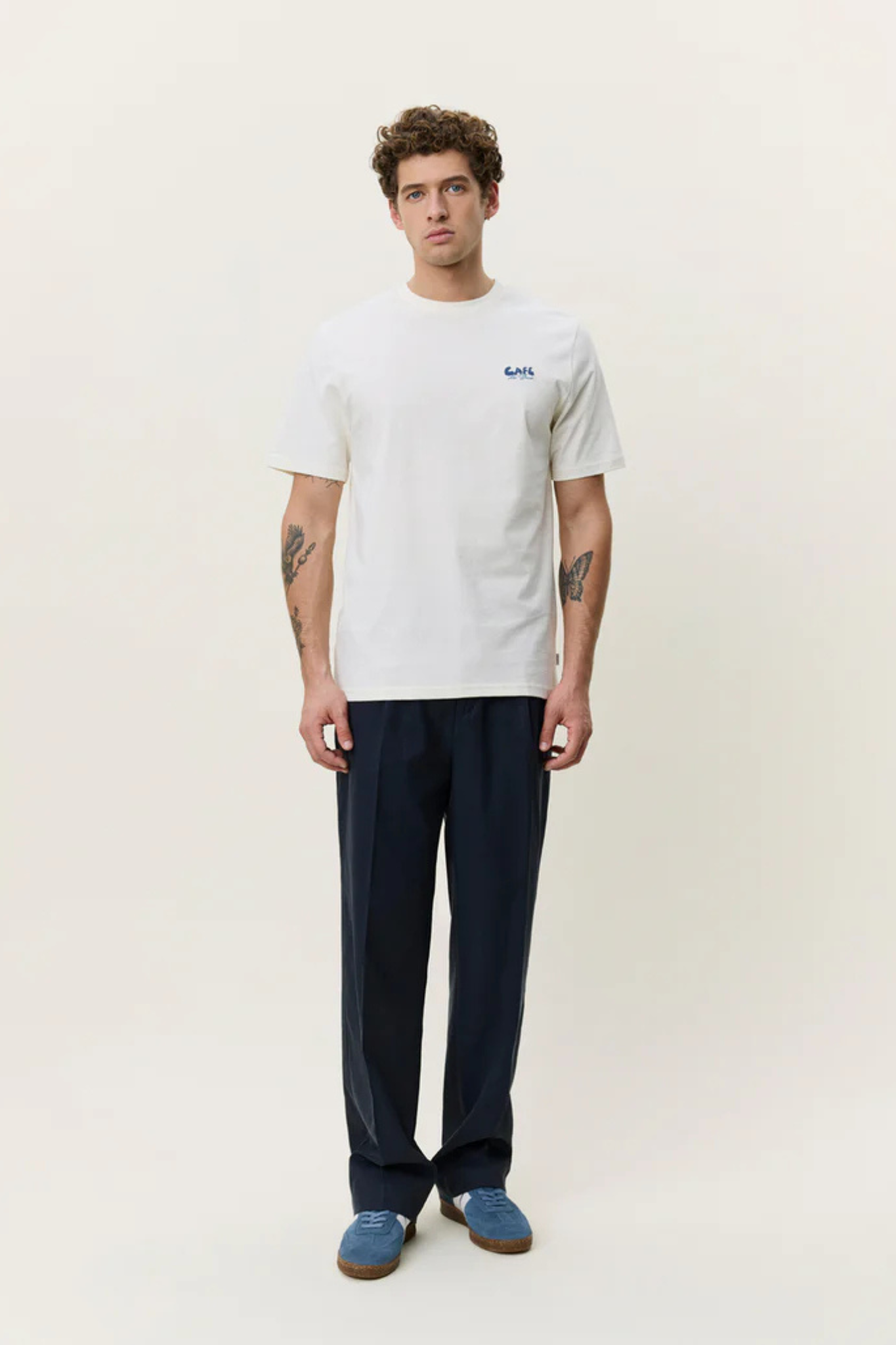 CAFÉ T-SHIRT - LIGHT IVORY