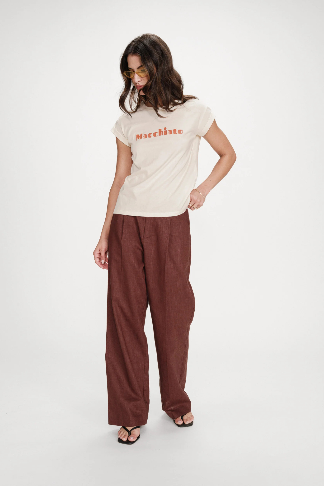 VICO T-SHIRT - MOCHA