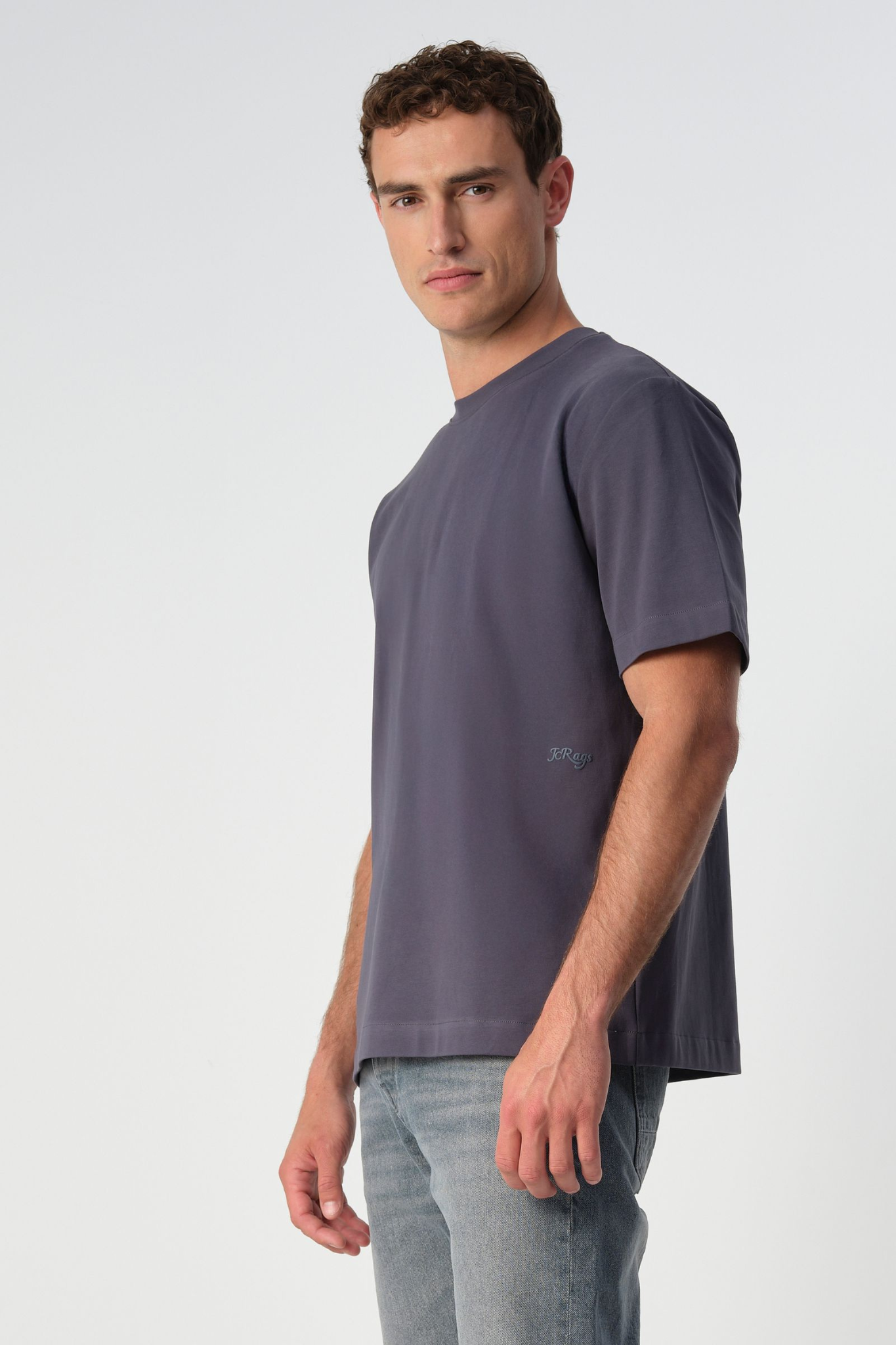 RUBEN T-SHIRT - OMBRE BLUE GREY