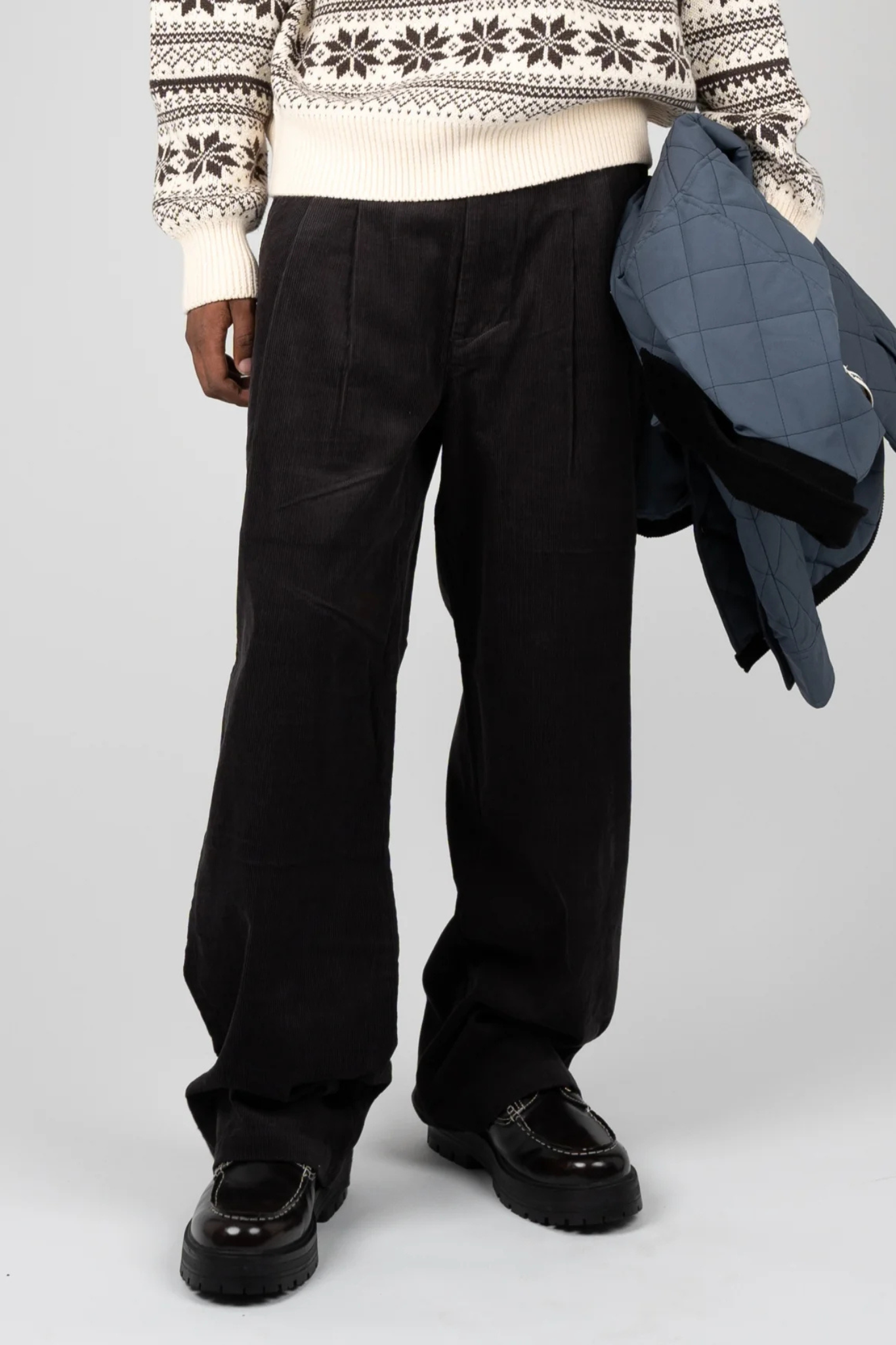 HERITAGE CORDUROY PANTS - BROWN