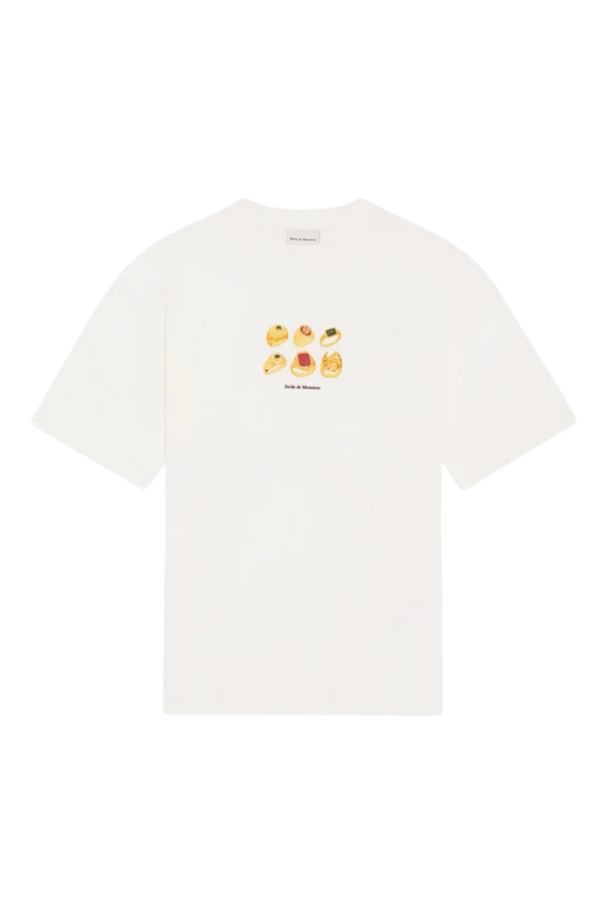 RINGS T-SHIRT - OFF WHITE