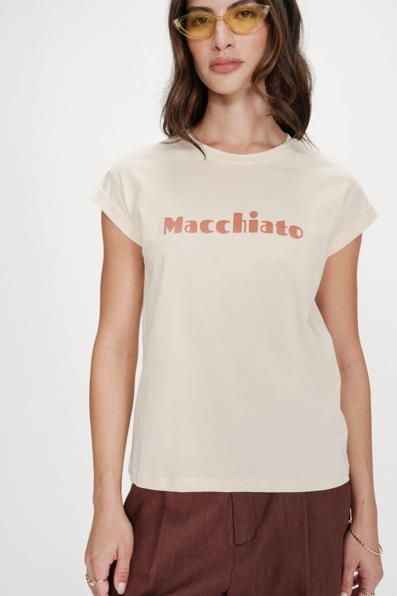 VICO T-SHIRT - MOCHA
