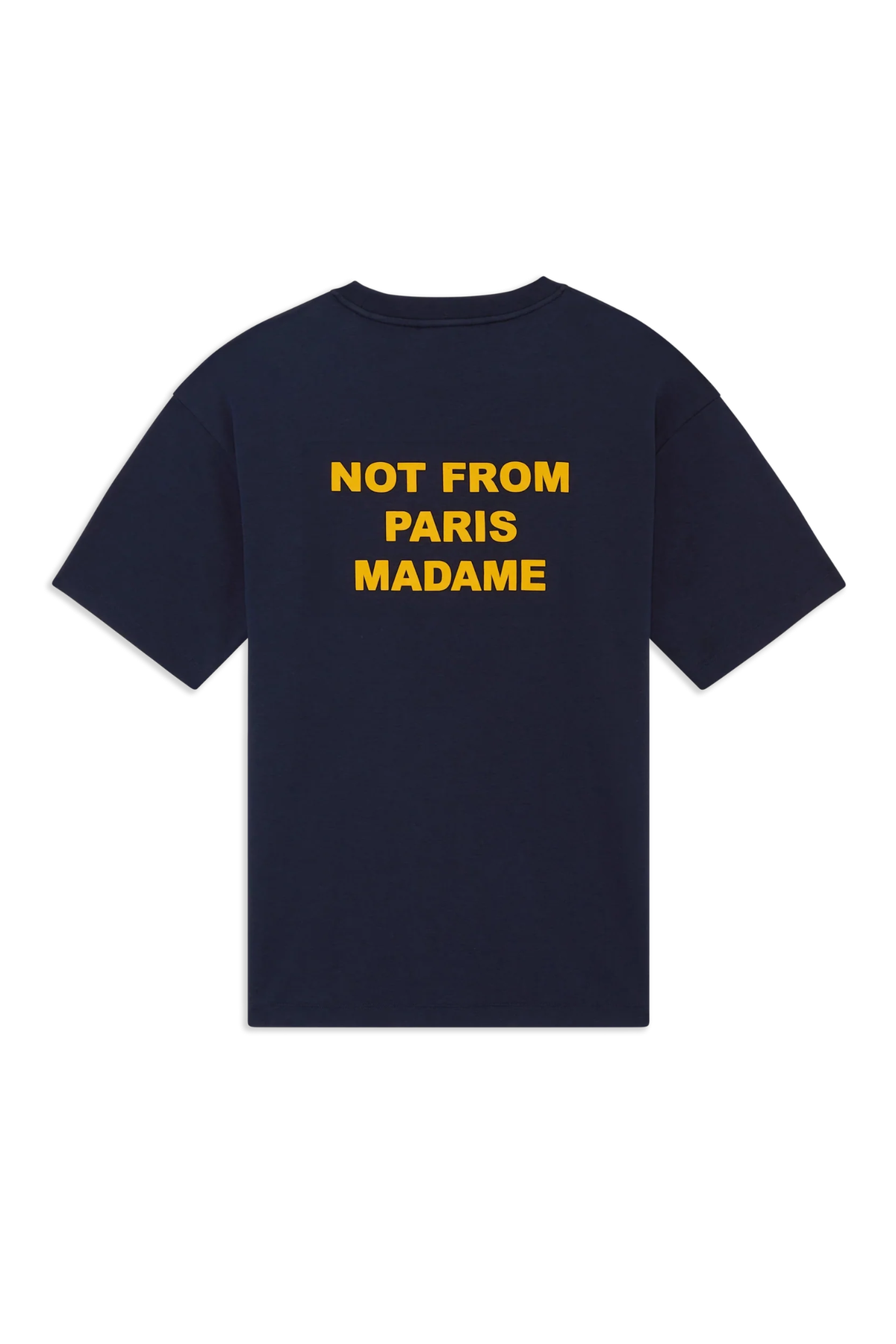 BOLD SLOGAN T-SHIRT - MARINEBLAUW