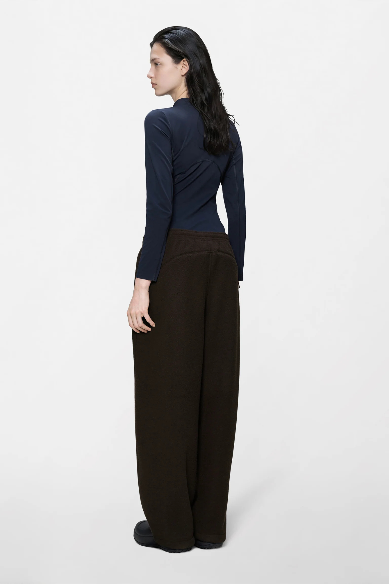 FLEECE PANTS - BARK