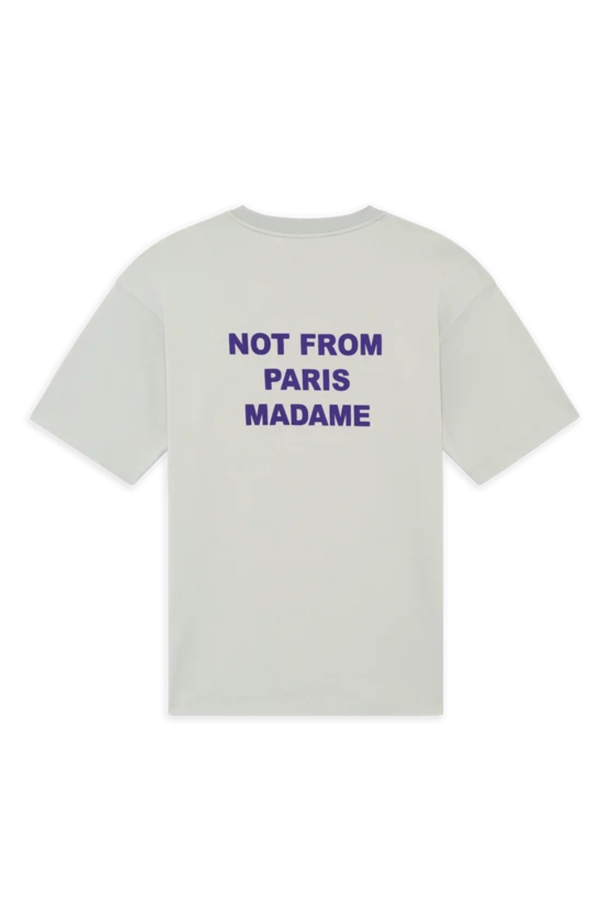 BOLD SLOGAN T-SHIRT - GRIJS