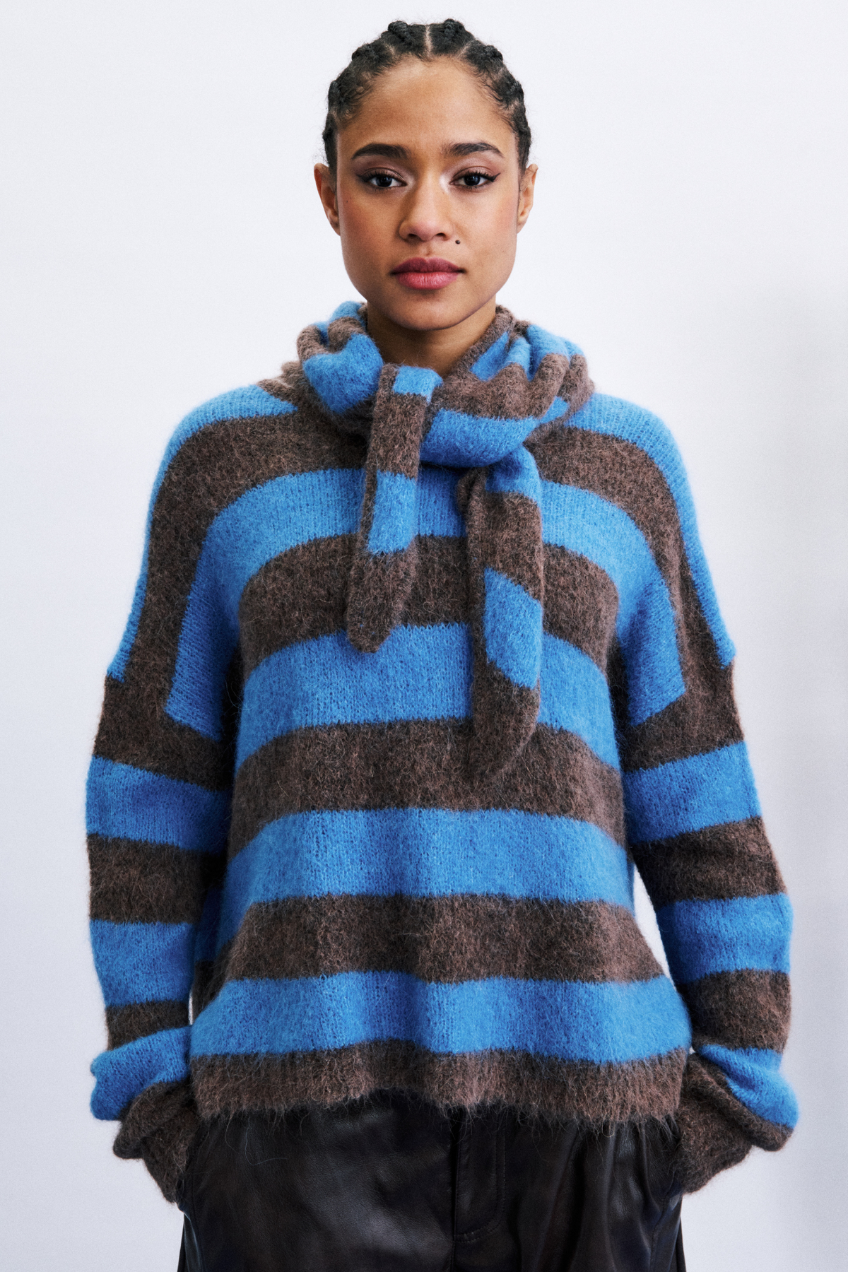 KALAMATA SET DE PULL - SCARF - ICE BROWN