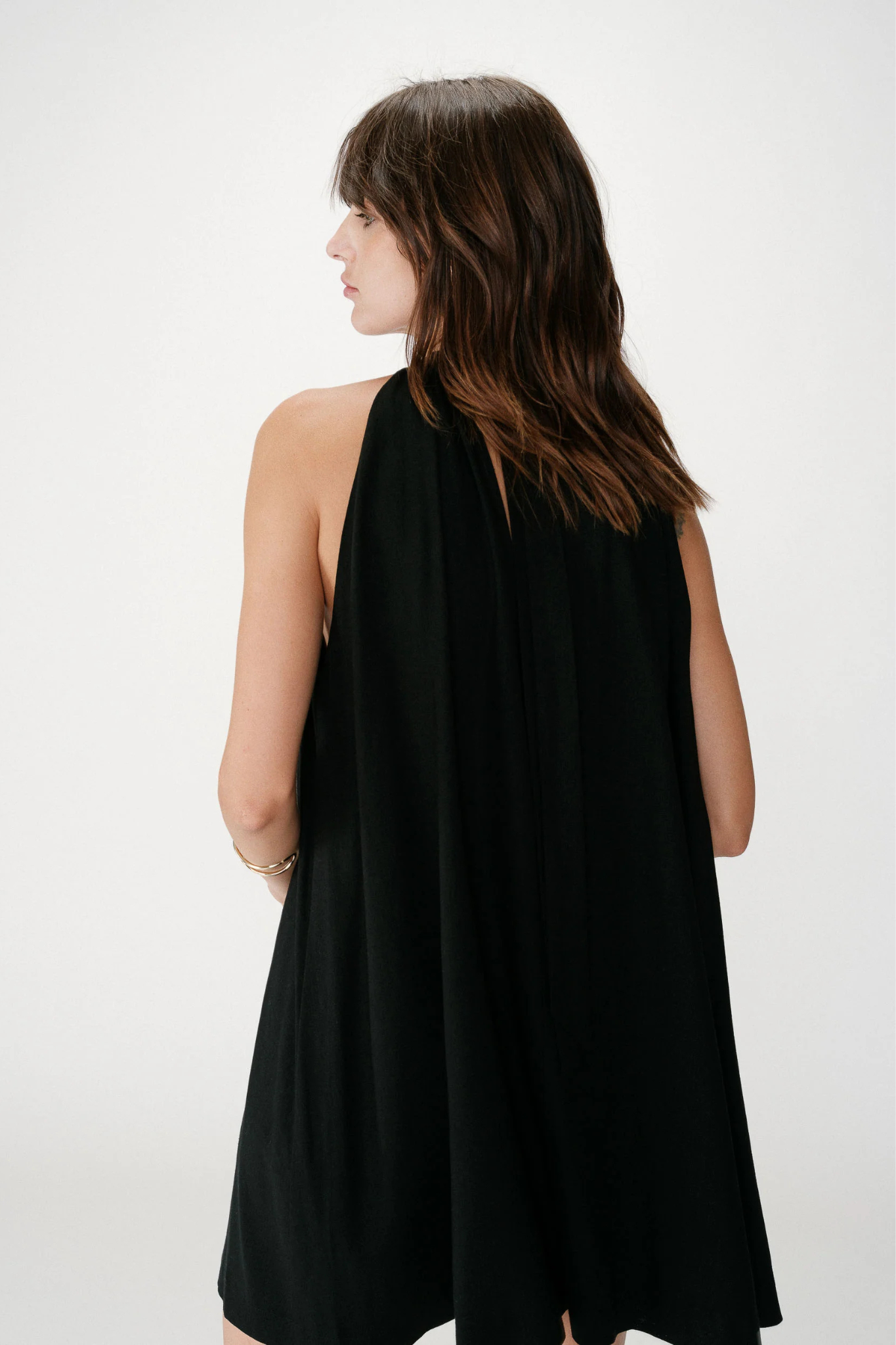 WHOLA DRESS - BLACK